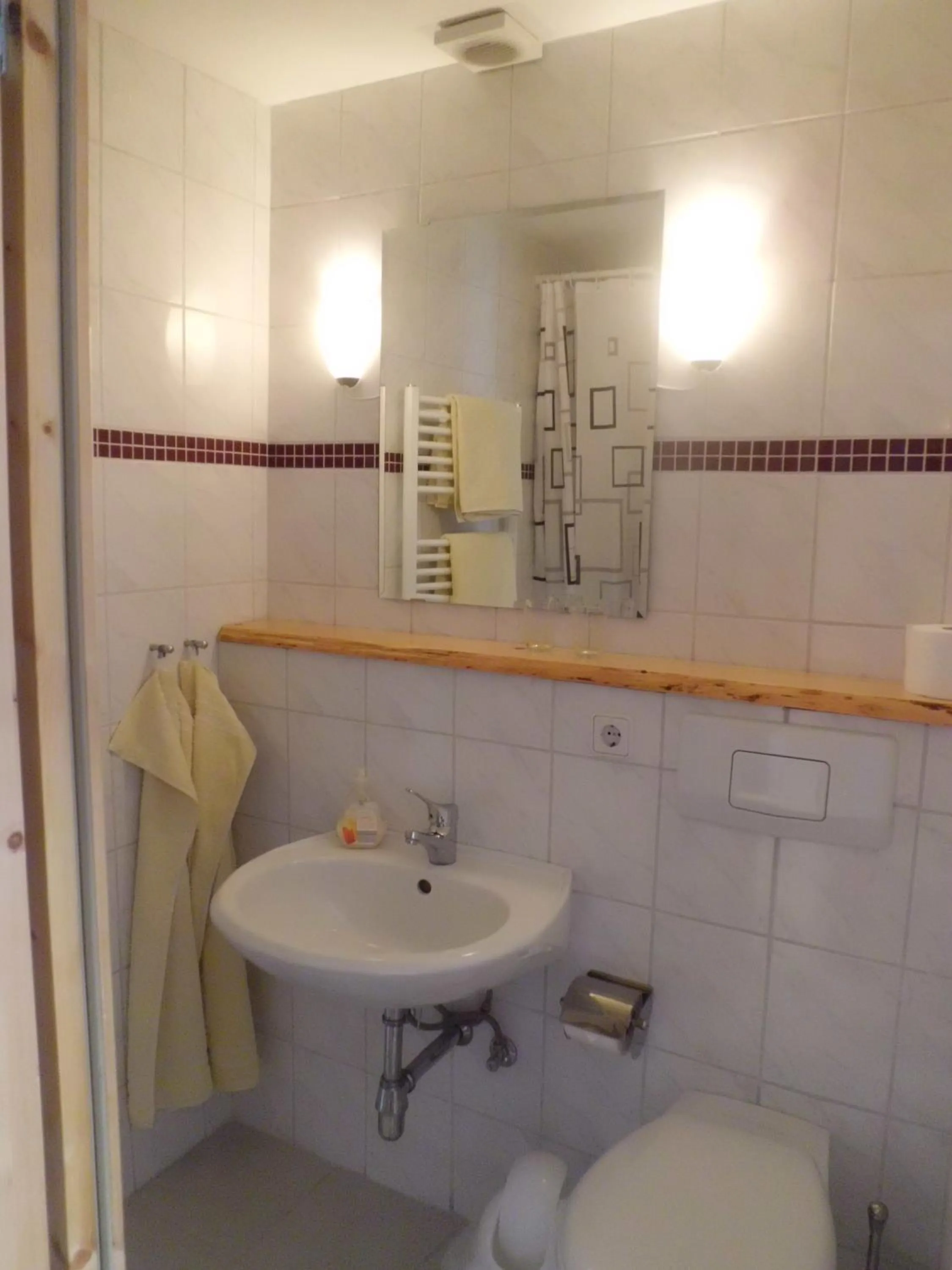 Bathroom in Pension Wiesengrund