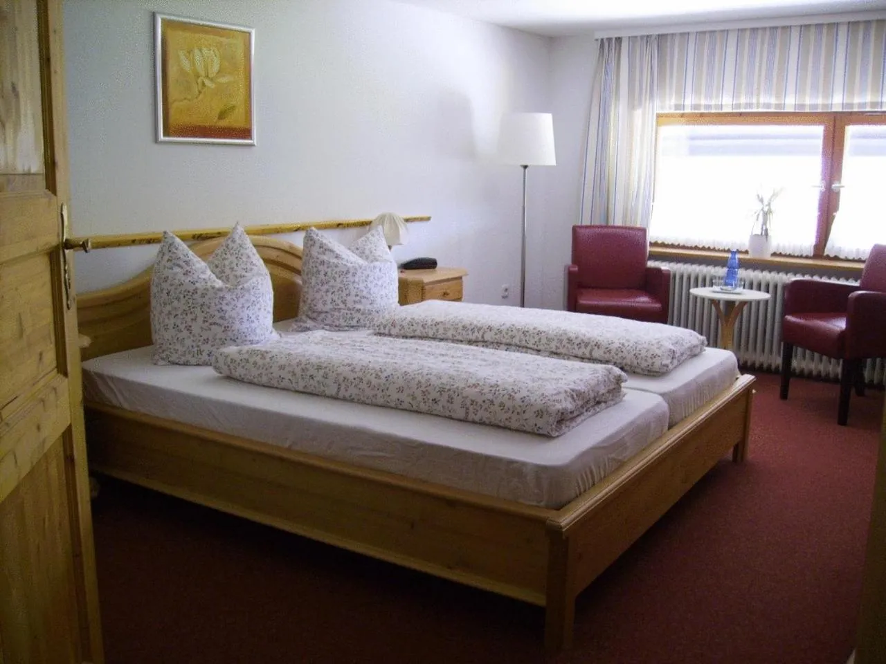 Photo of the whole room, Bed in Pension Wiesengrund