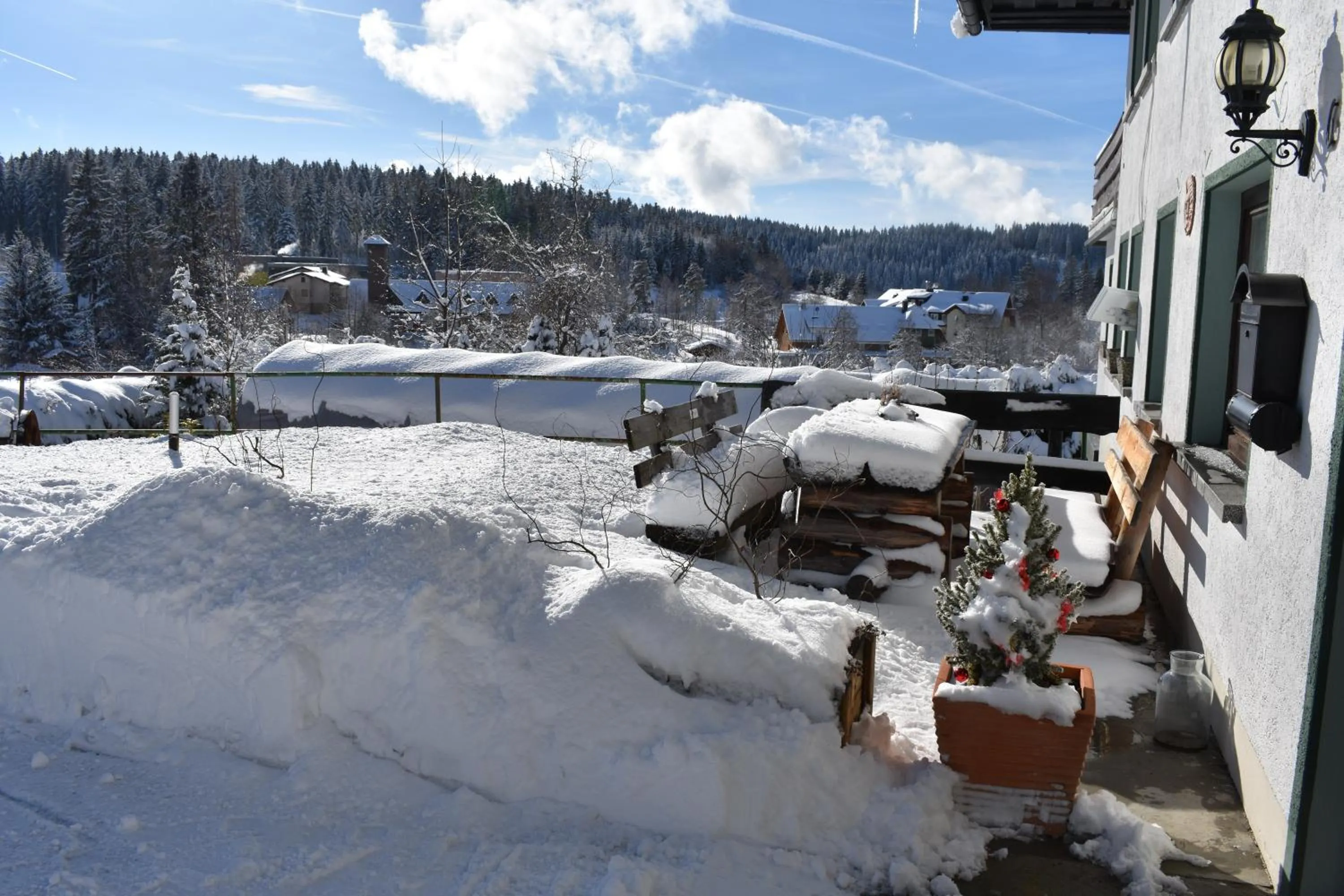 Balcony/Terrace in Pension Wiesengrund