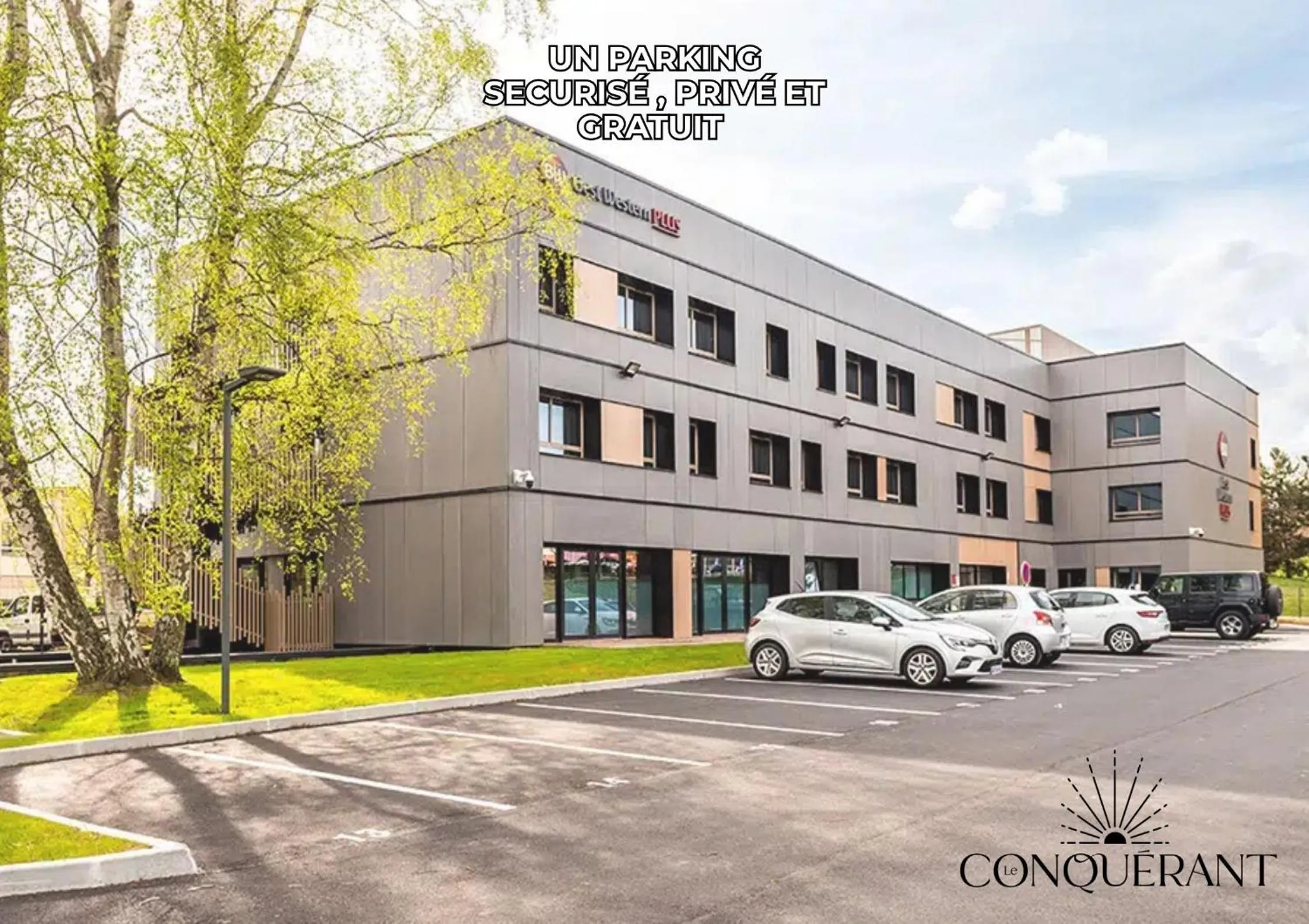Parking in Best Western Plus Le Conquerant Rouen Nord