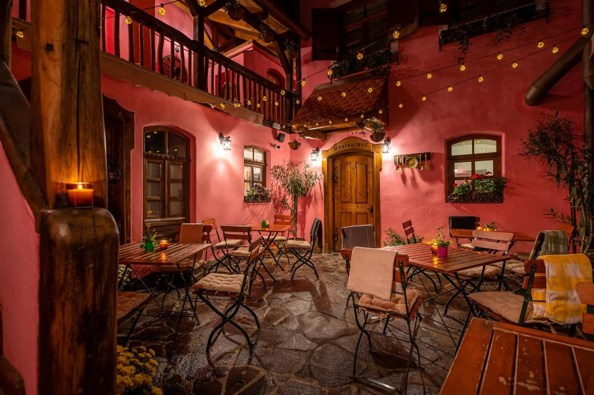 Patio in Boutique Hotel von Graf