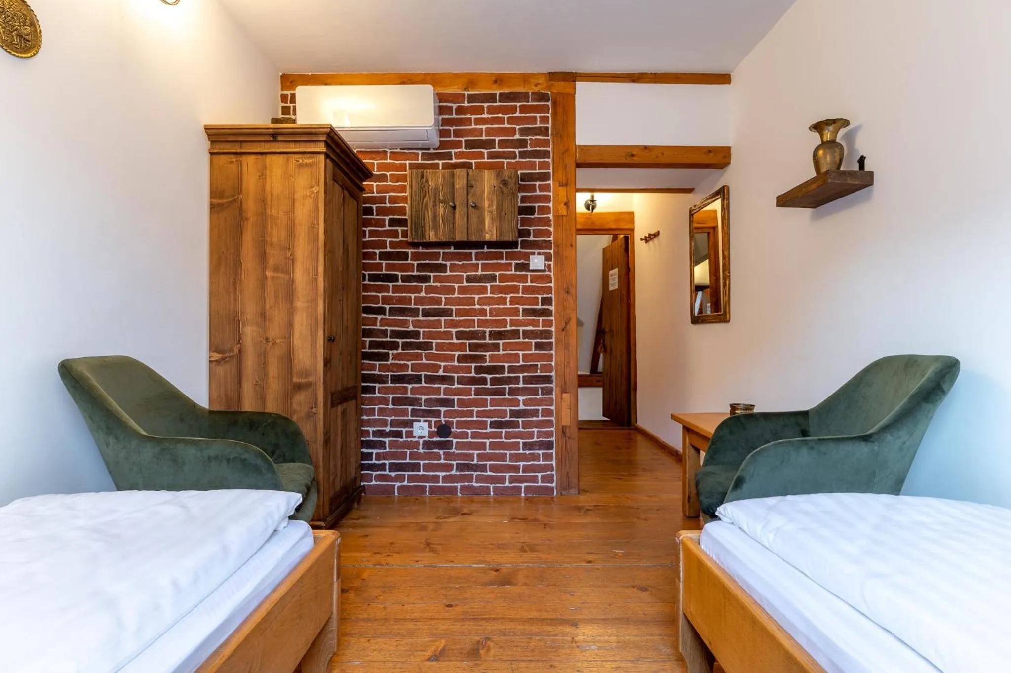 Seating area, Bed in Boutique Hotel von Graf