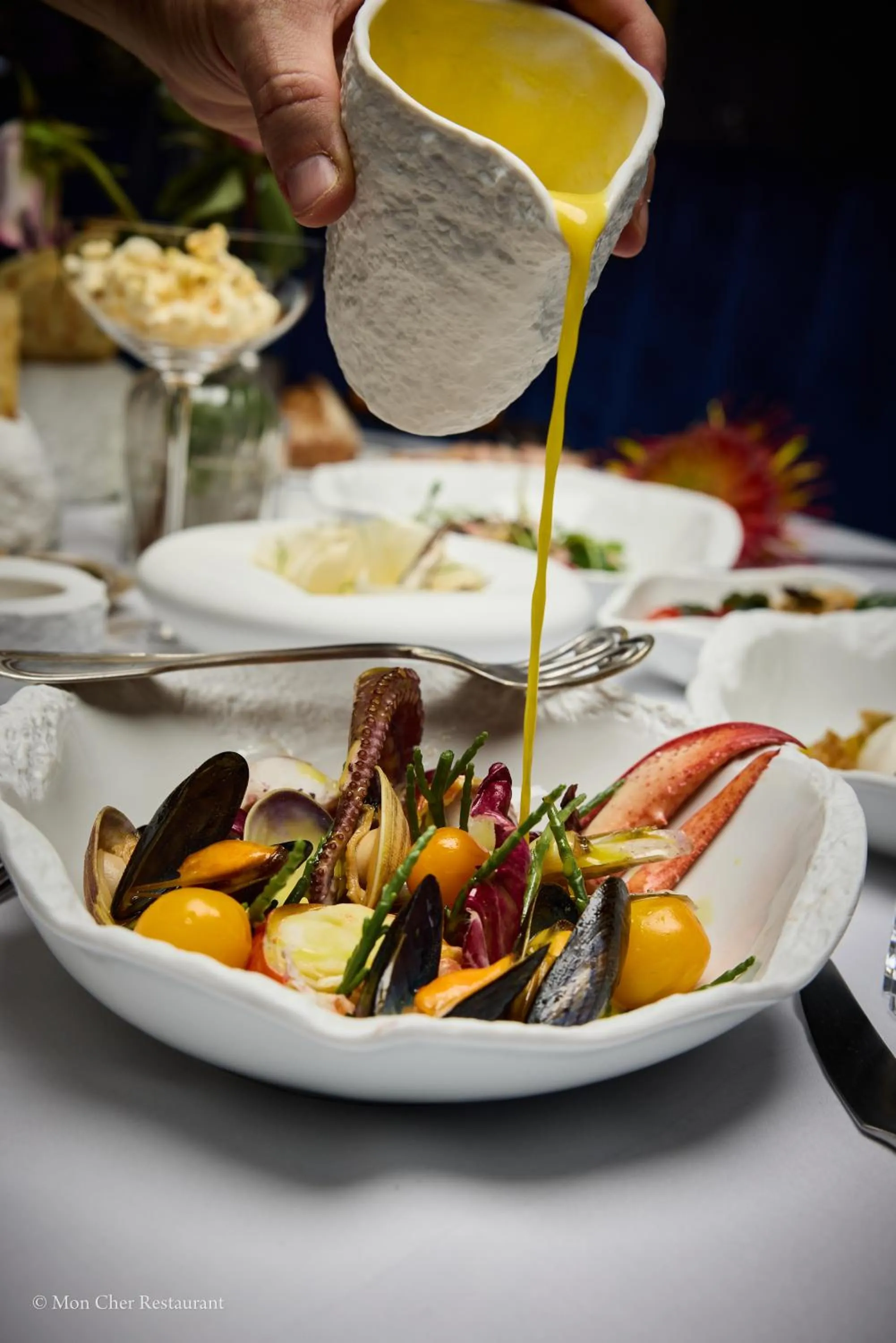 Restaurant/places to eat in O11 Boutique Hotel Vienna