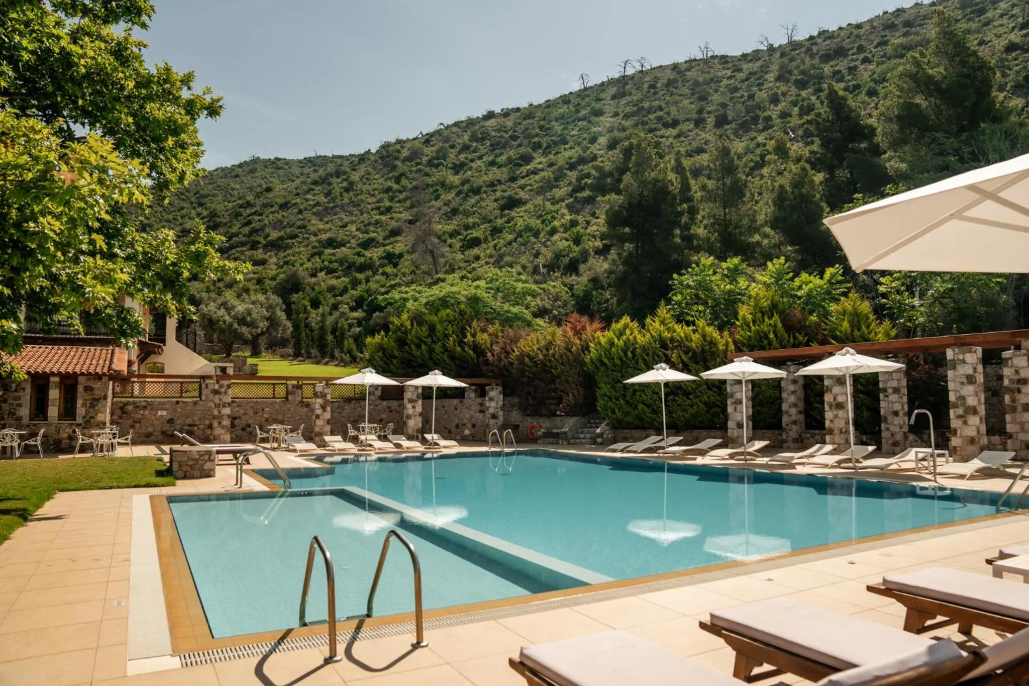 Natural landscape in Kaminos Evia