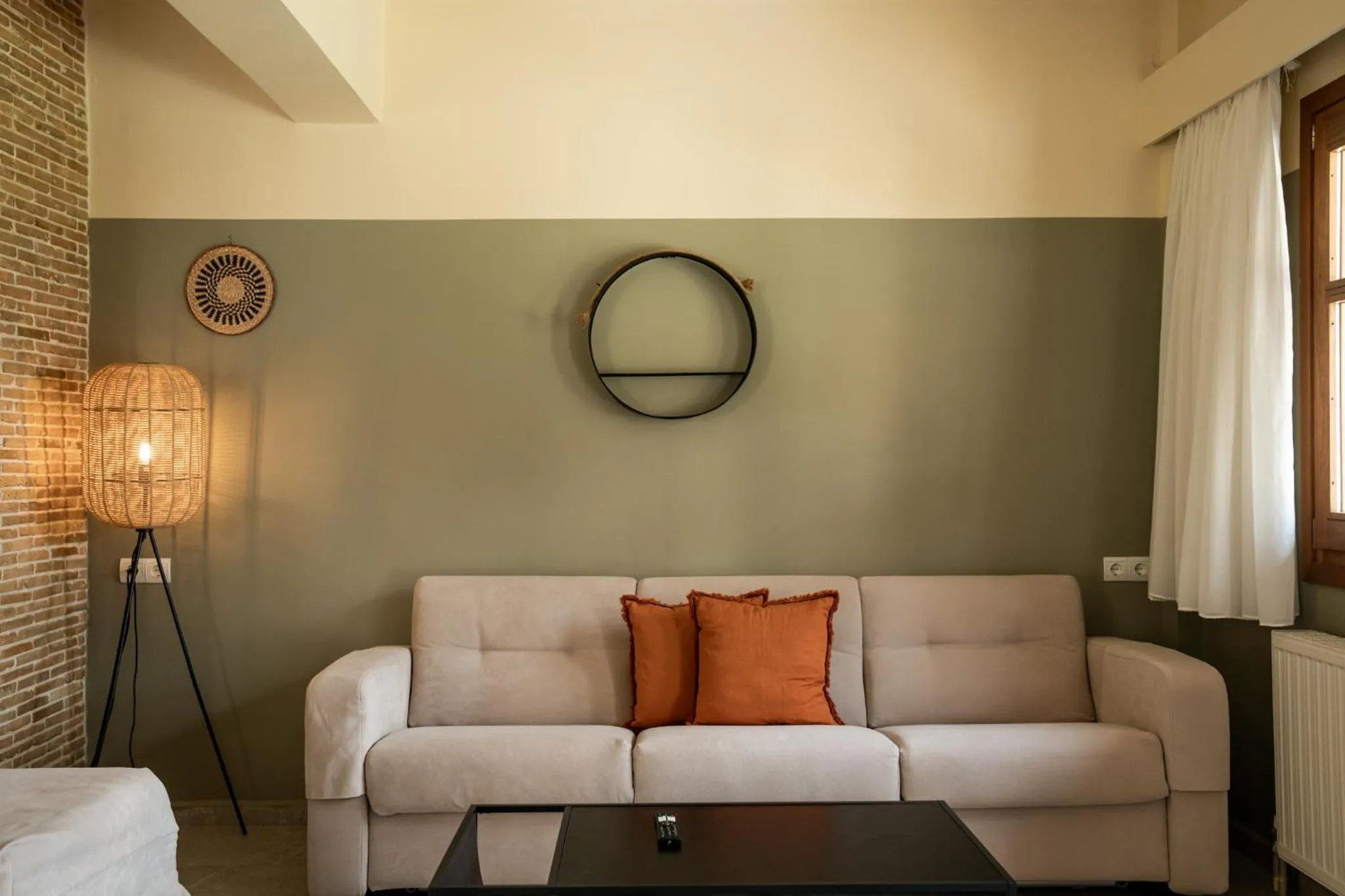 Living room in Kaminos Evia