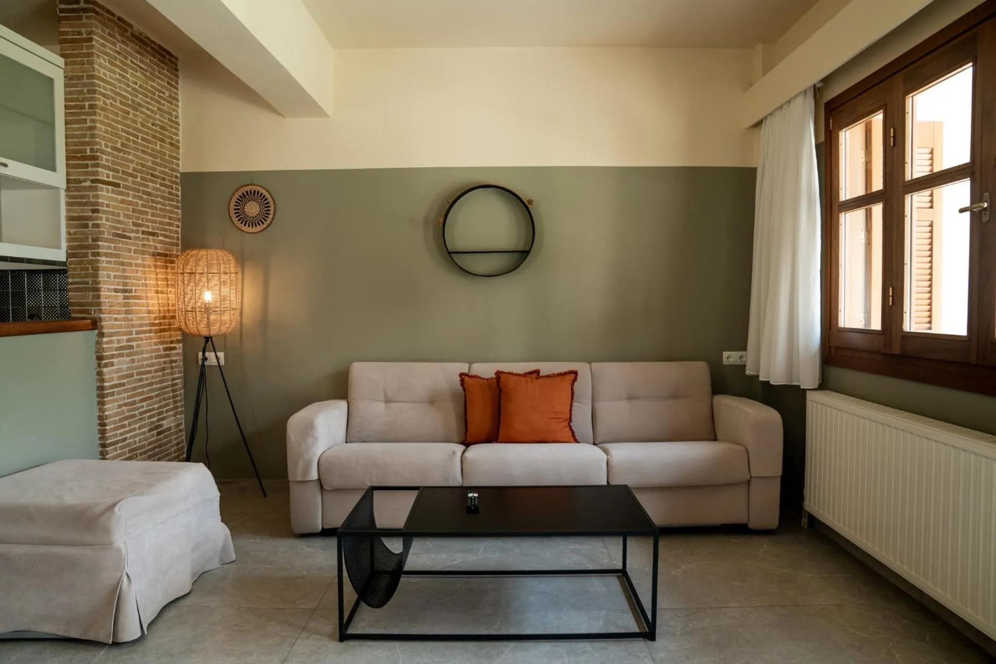 Living room in Kaminos Evia