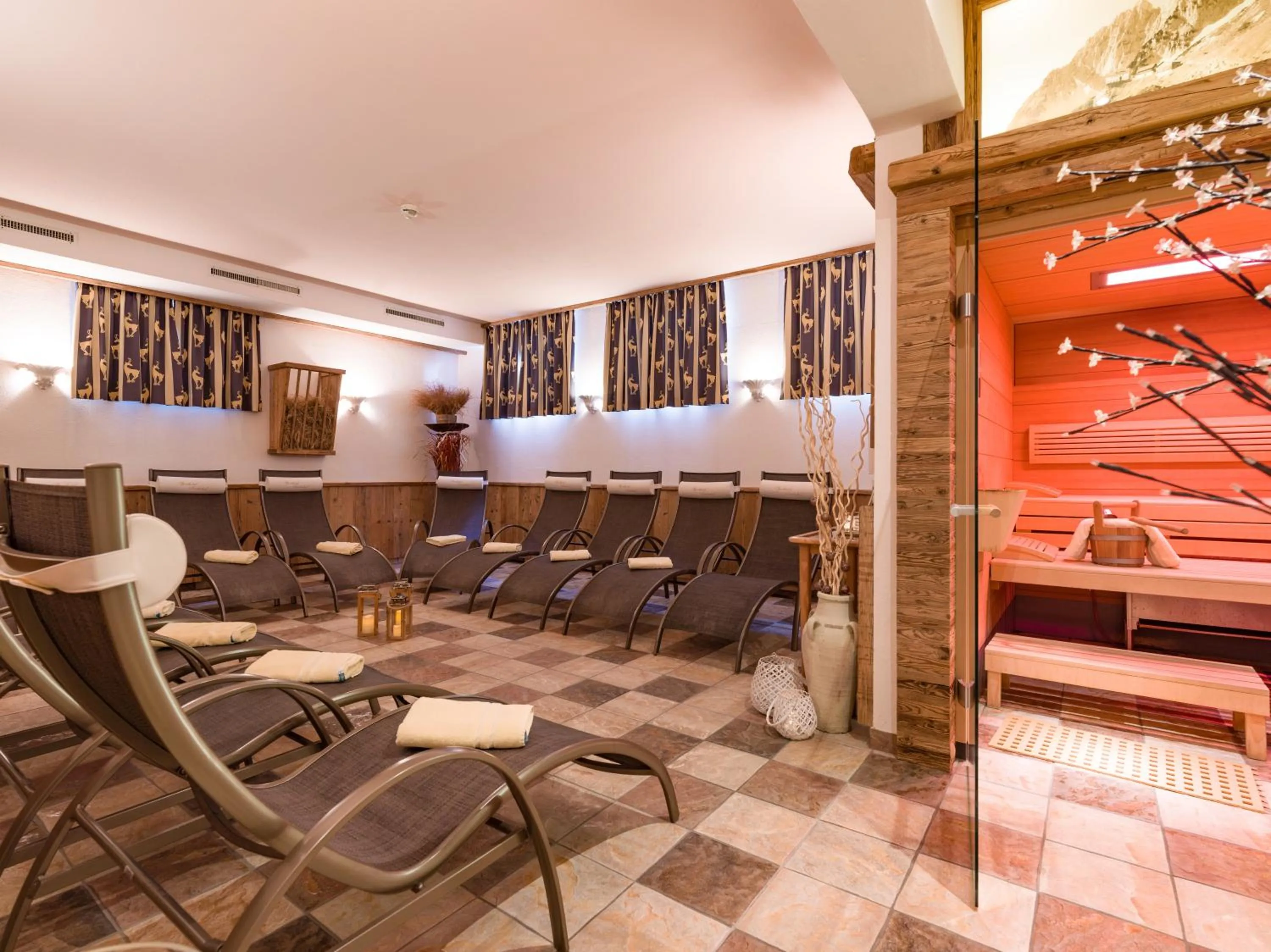 Sauna in Sporthotel Tirolerhof