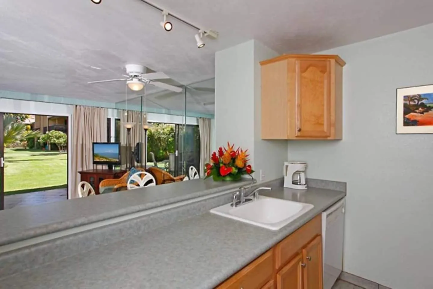 Kitchen or kitchenette in Kihei Garden Estates G-102