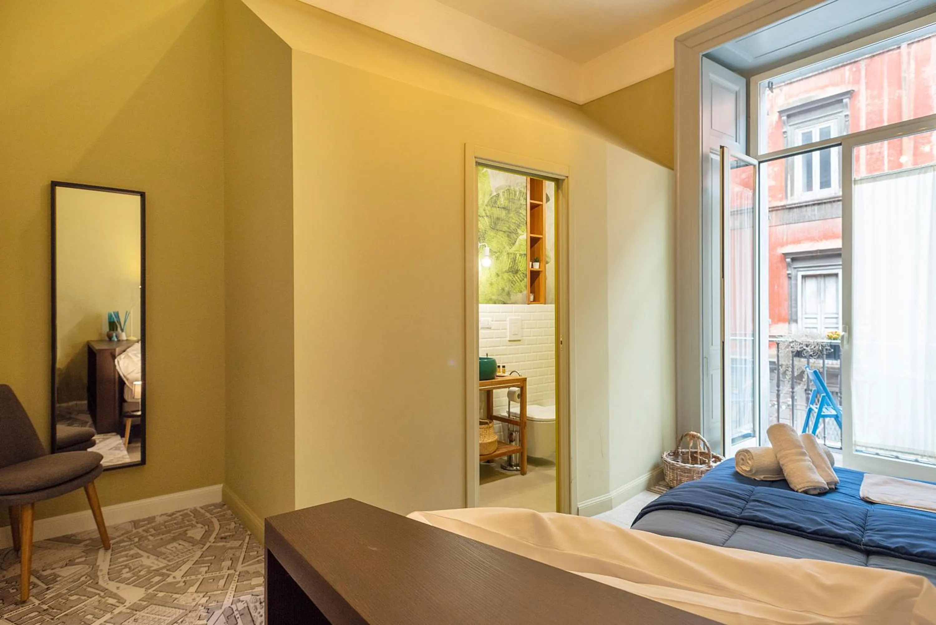 Bathroom, Bed in B&B o' Panar al Duomo