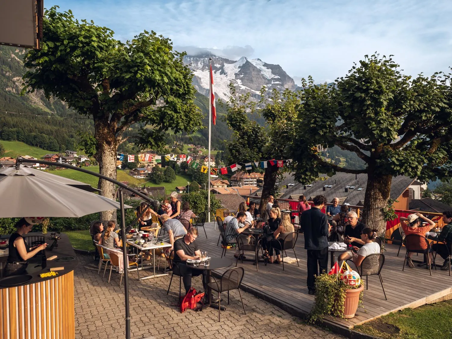 Restaurant/places to eat in Hotel Jungfraublick