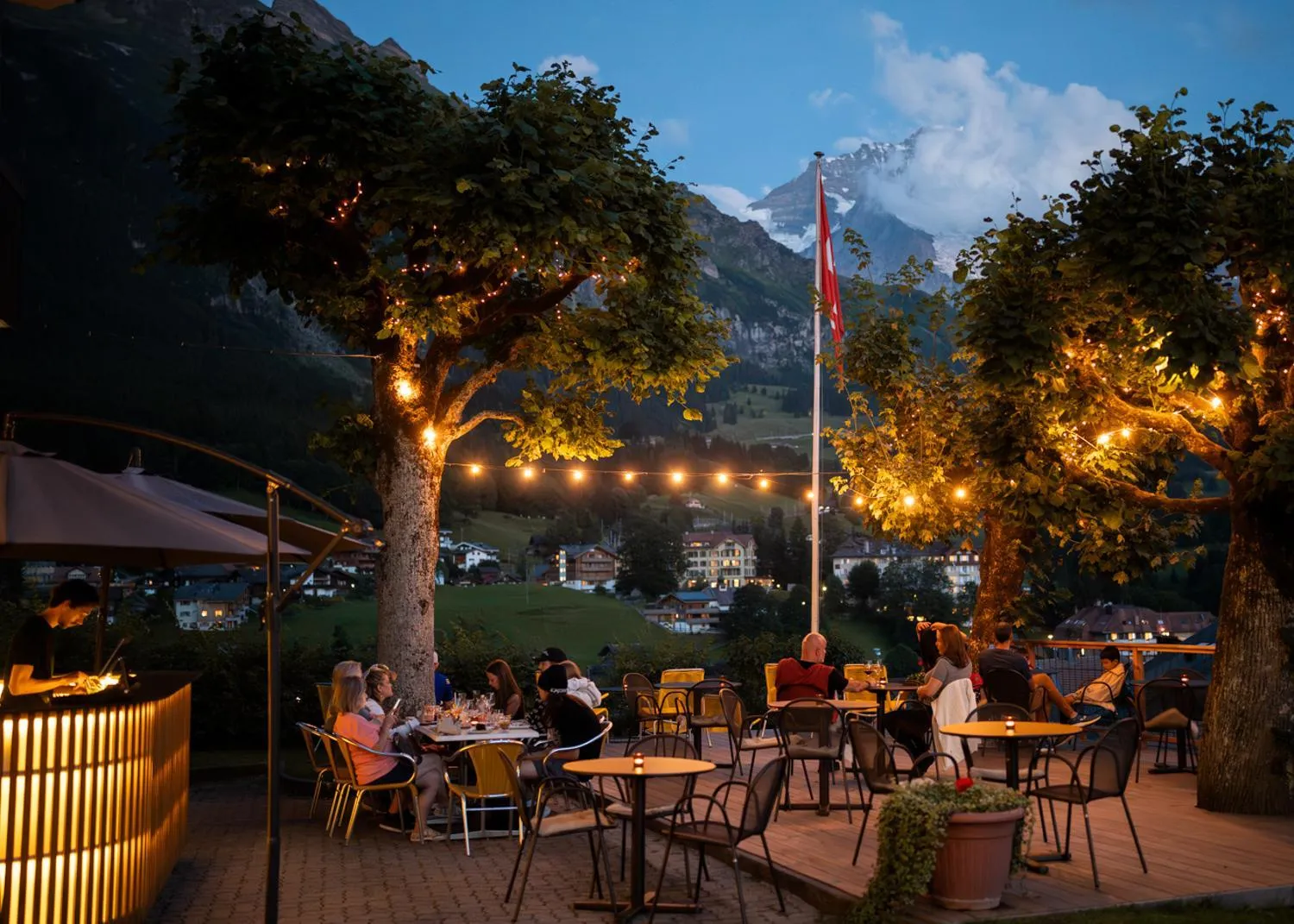Restaurant/places to eat in Hotel Jungfraublick