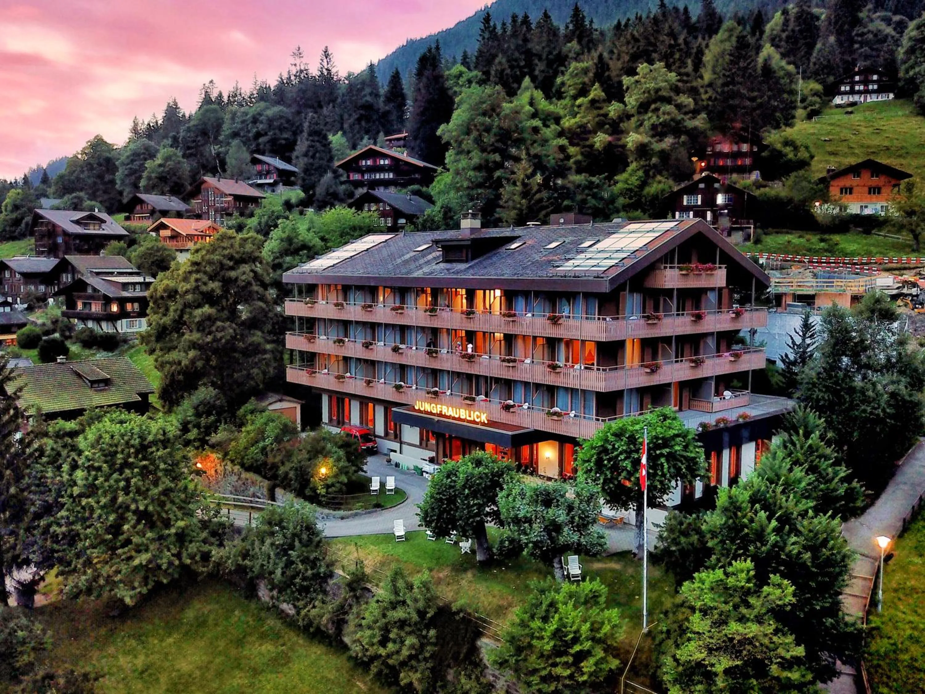 Property building in Hotel Jungfraublick