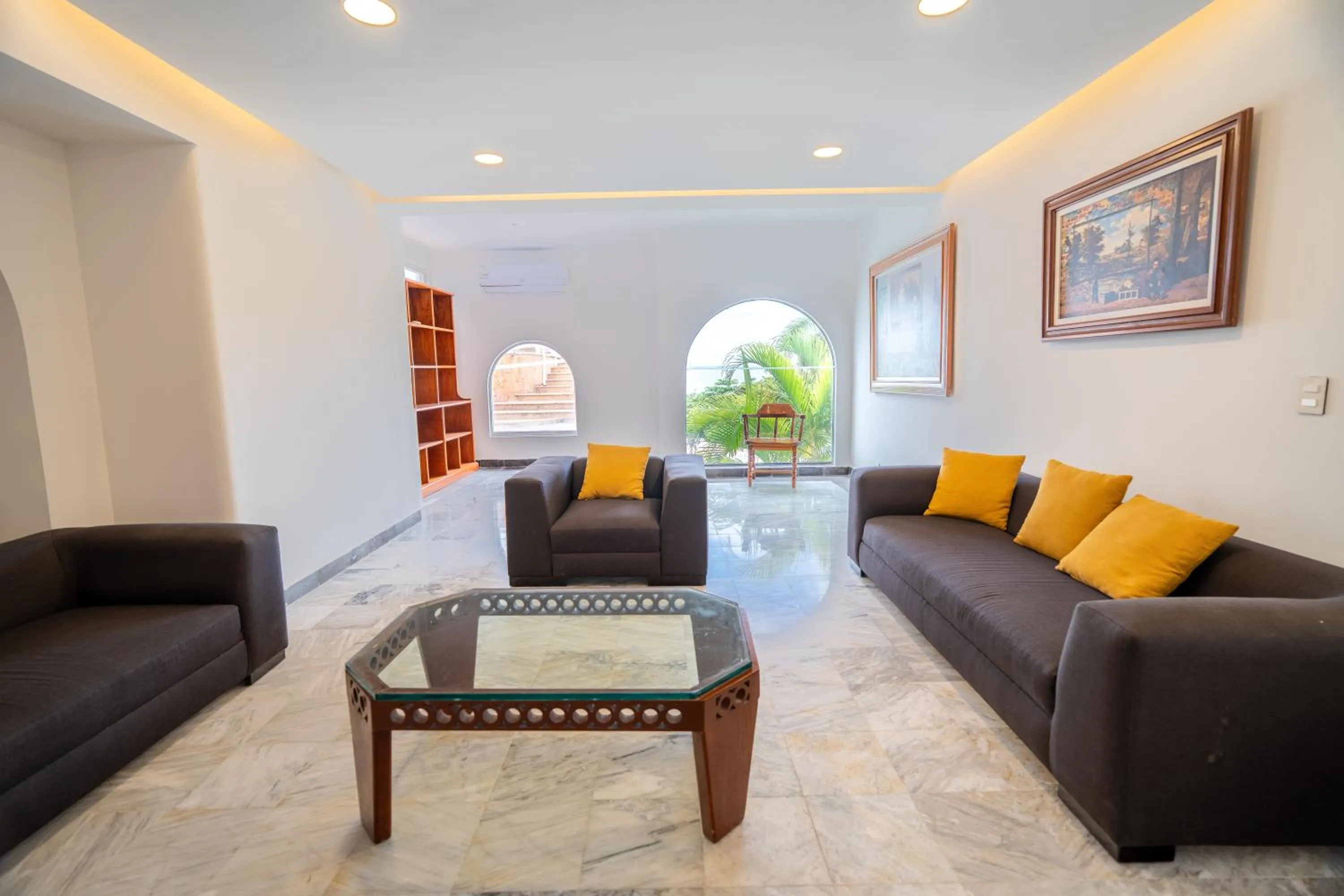 Living room in Hotel y Museo Casa Turquesa