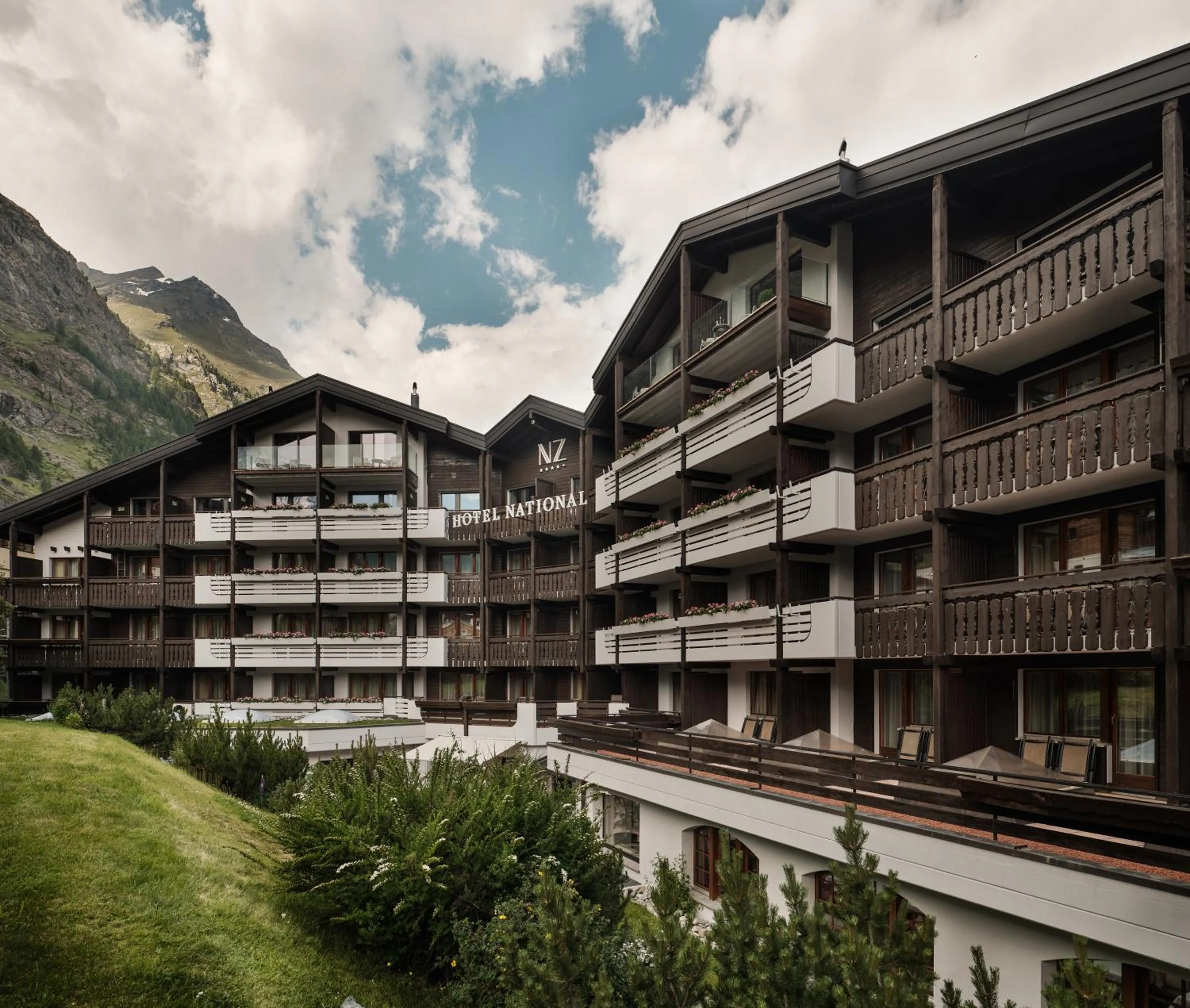 Facade/entrance in National Zermatt - Matterhorn Views, Sunnegga Gateway & SPA