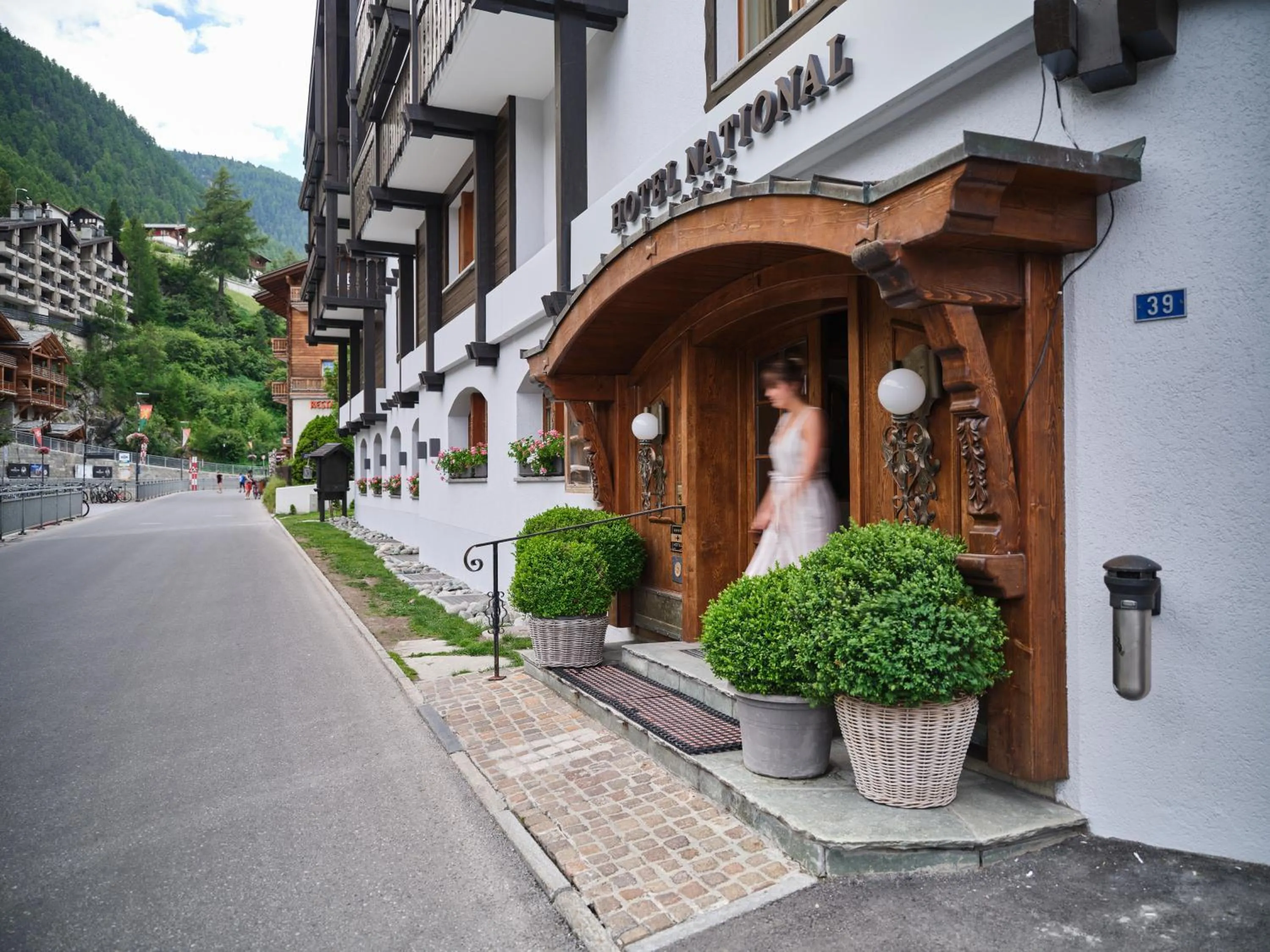 Facade/entrance in National Zermatt - Matterhorn Views, Sunnegga Gateway & SPA