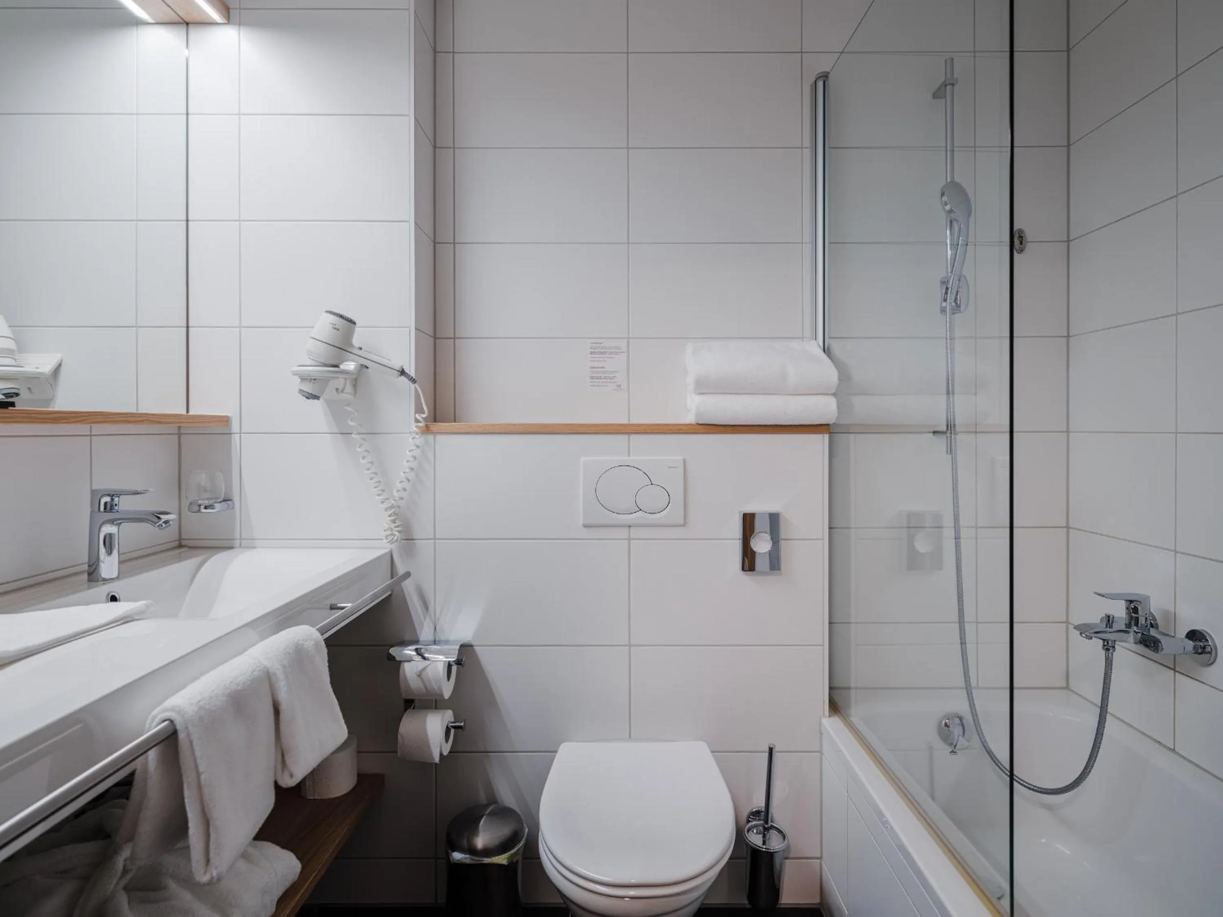 Bathroom in National Zermatt - Matterhorn Views, Sunnegga Gateway & SPA