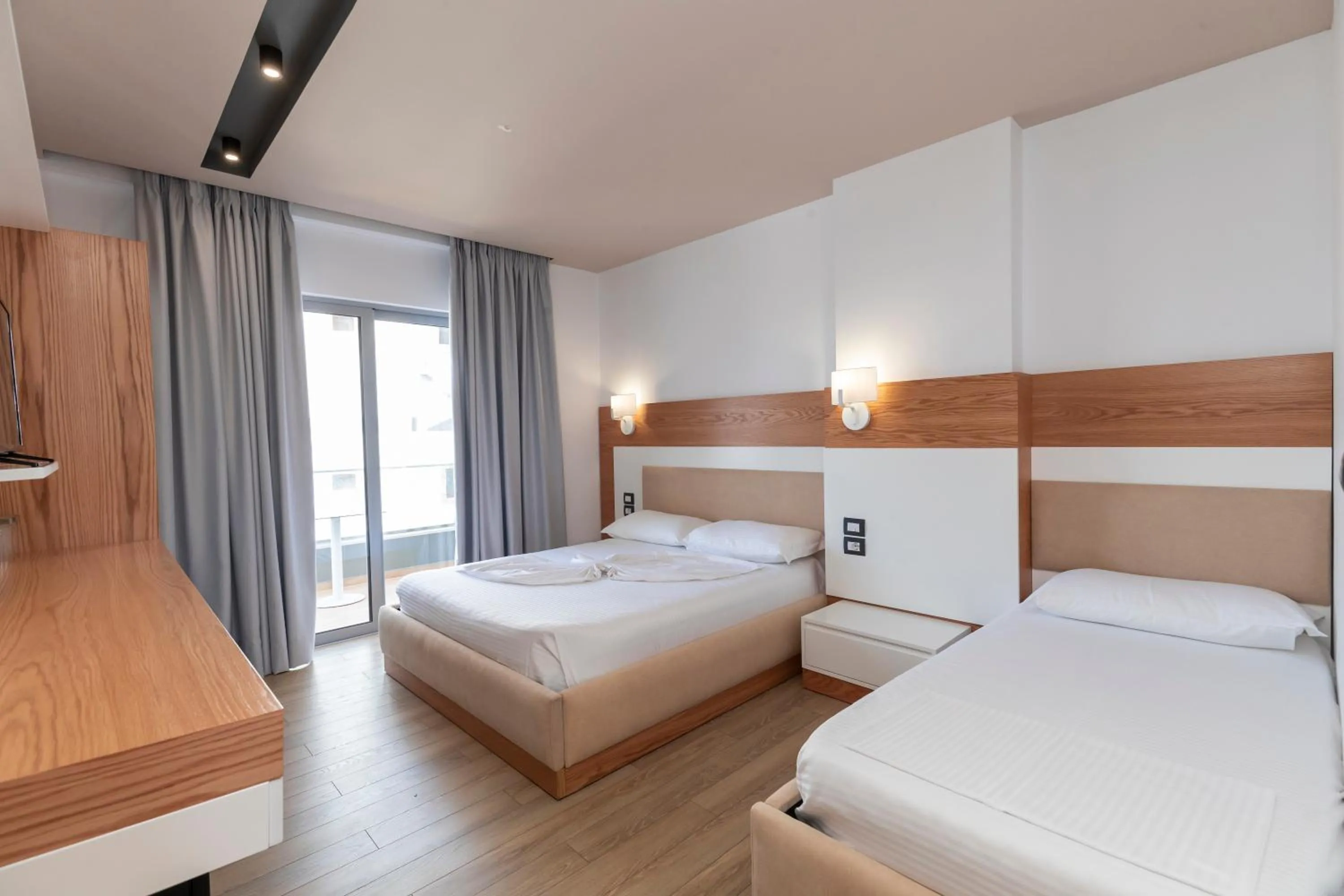 Bed in Ventus Hotel