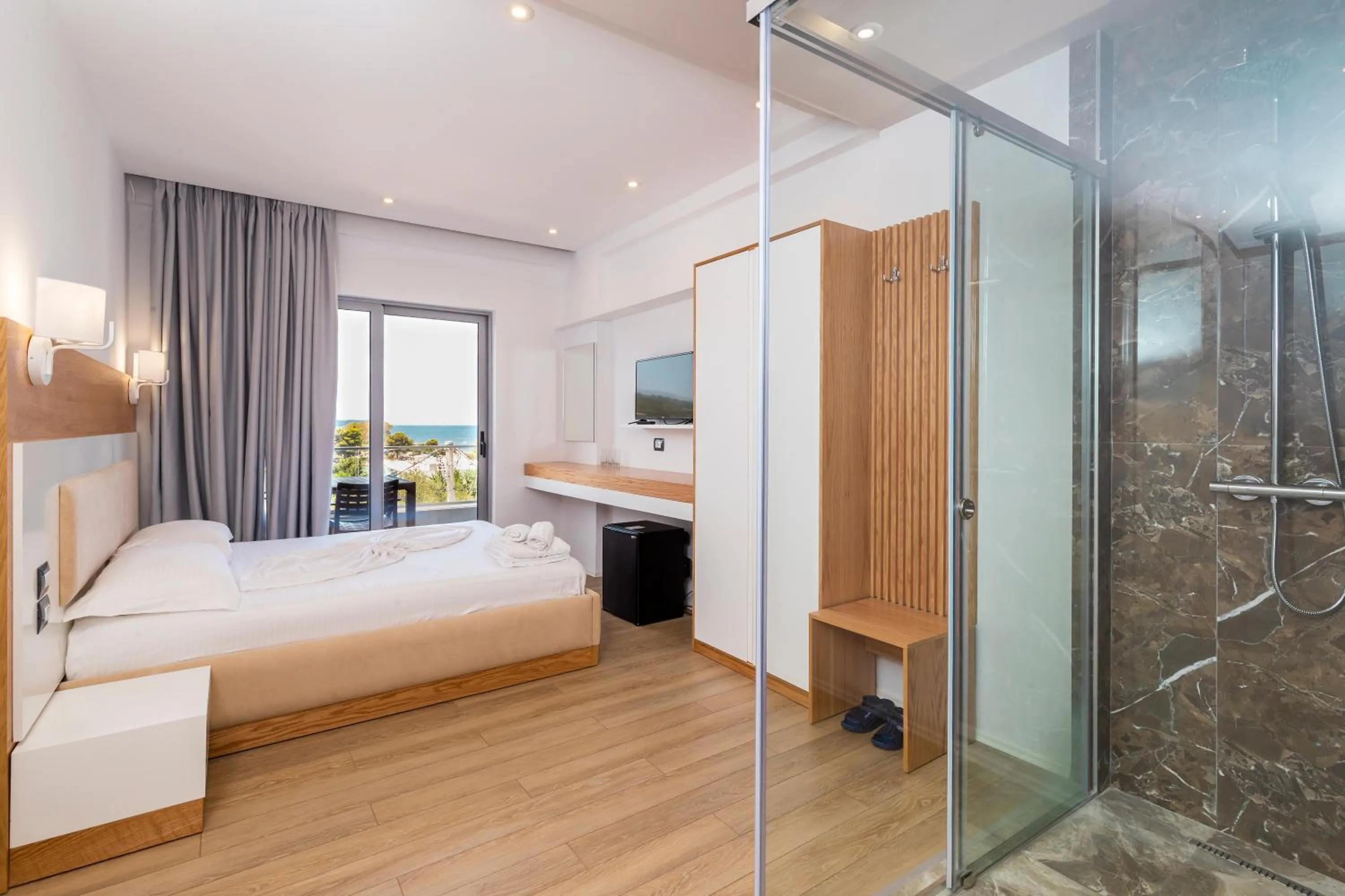 Bed in Ventus Hotel
