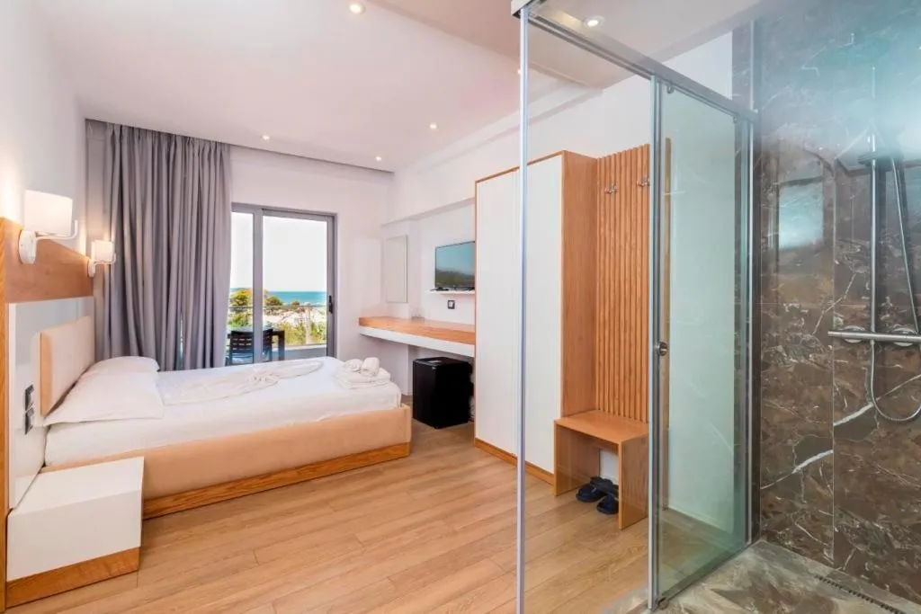 Bed in Ventus Hotel
