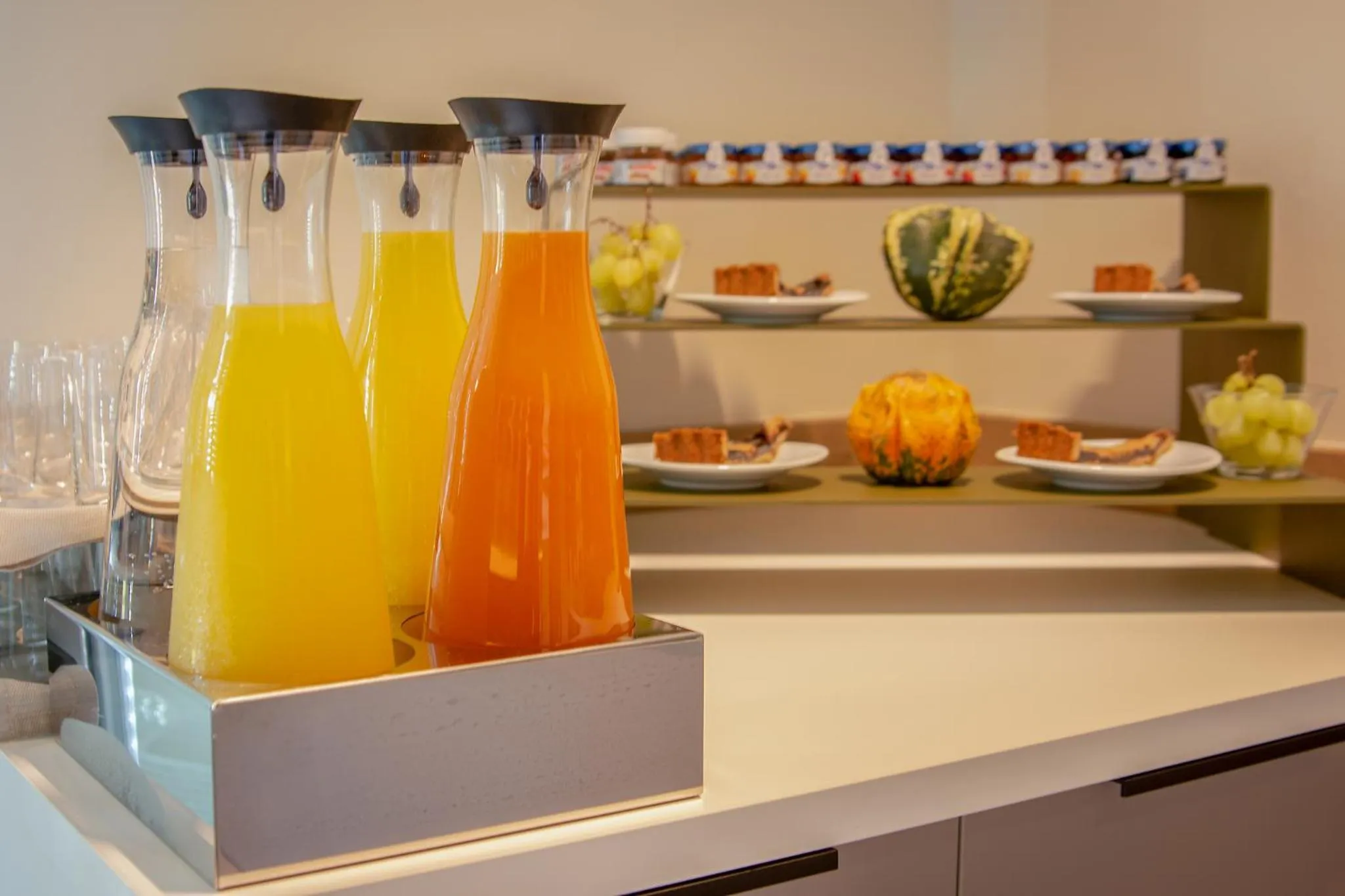 Continental breakfast in Hotel Residence Dolcenero