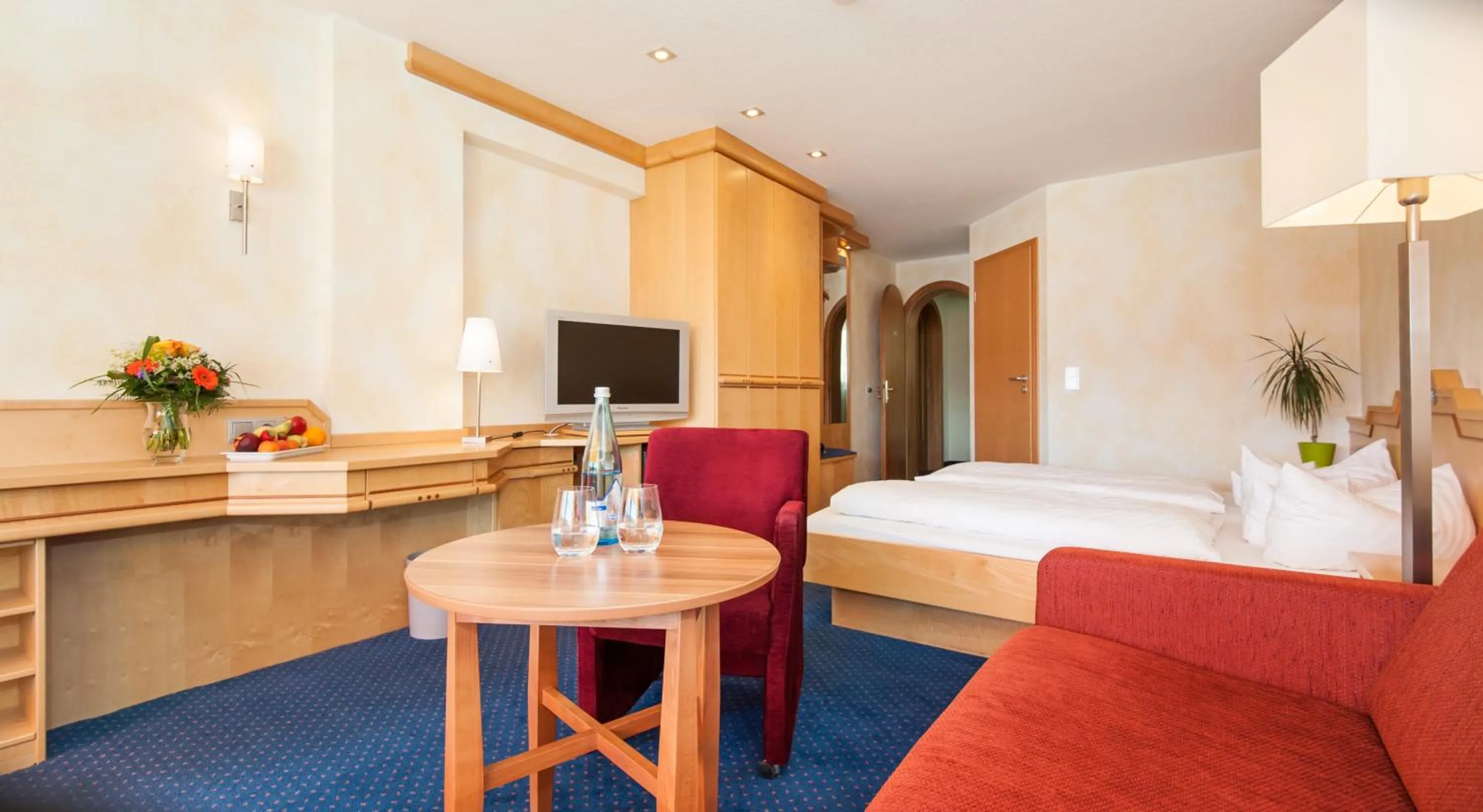 Photo of the whole room, Bed in Albtalblick Ihr Wellness- & Wanderhotel