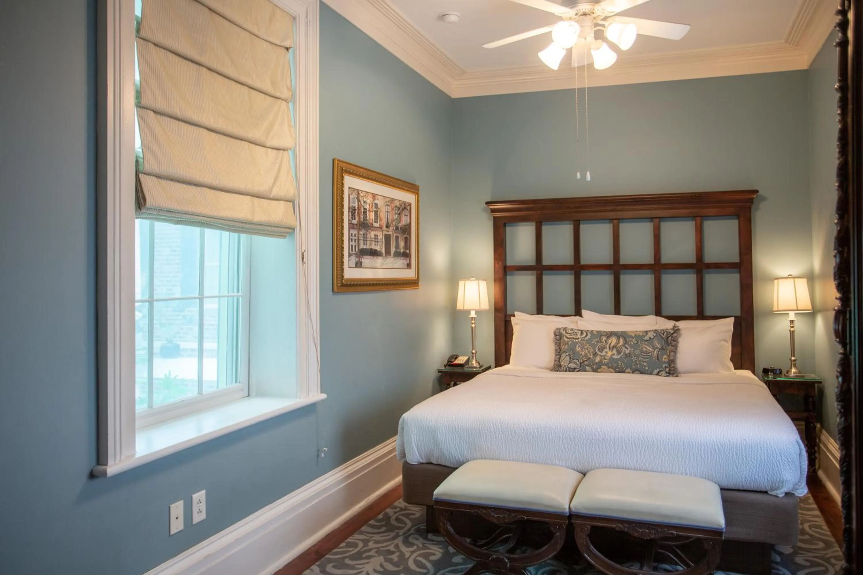 Bedroom, Bed in The Marshall House, Historic Inns of Savannah Collection