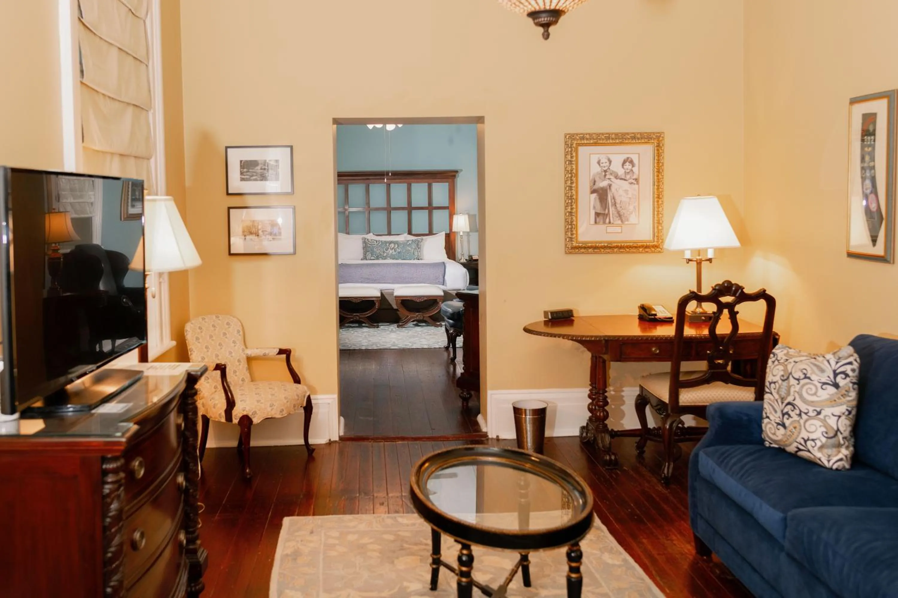 Living room in The Marshall House, Historic Inns of Savannah Collection
