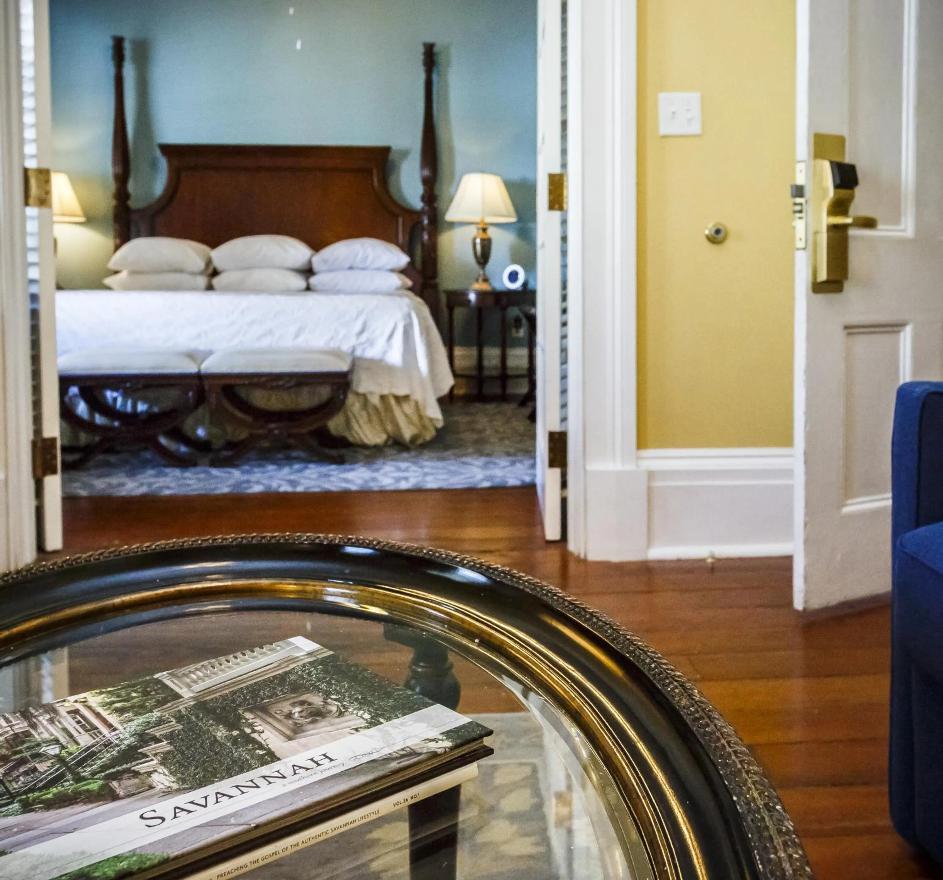 Bed in The Marshall House, Historic Inns of Savannah Collection