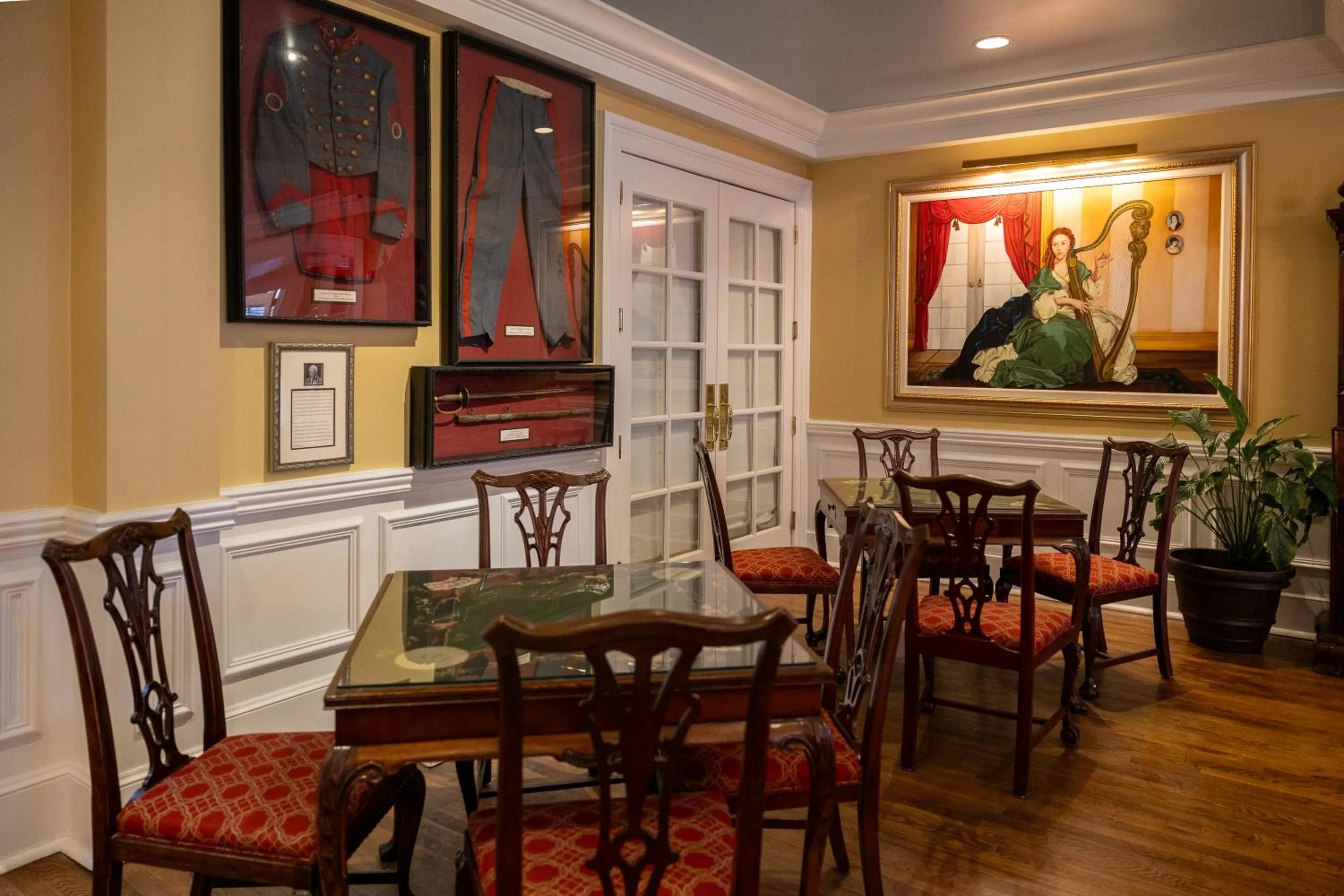 Library in The Marshall House, Historic Inns of Savannah Collection