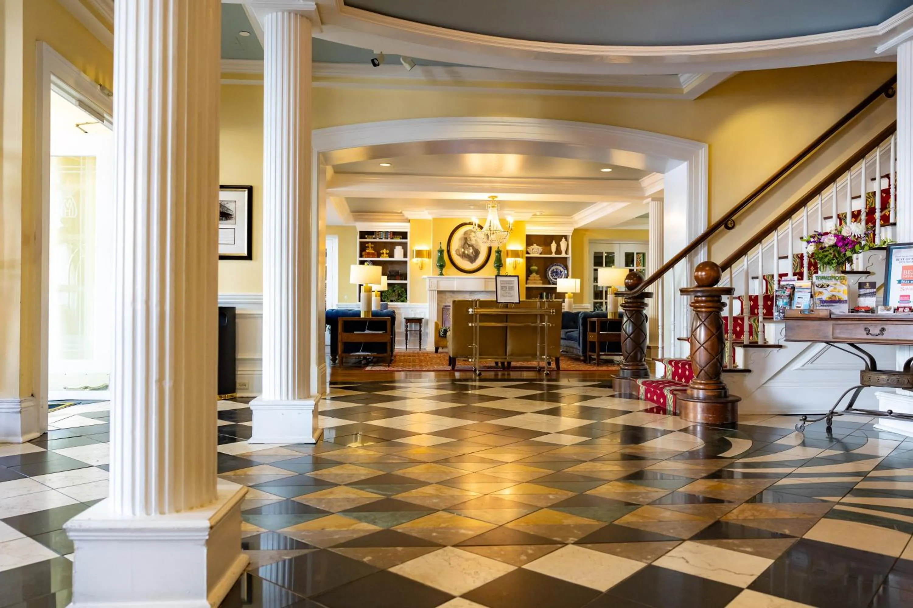 Library in The Marshall House, Historic Inns of Savannah Collection