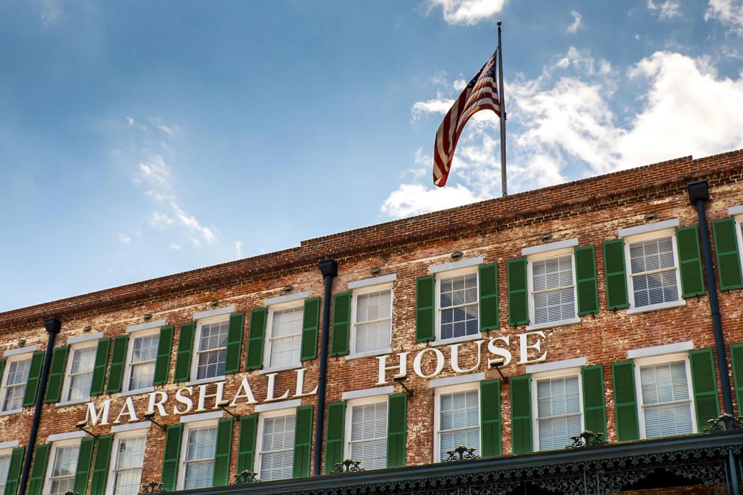 Facade/entrance in The Marshall House, Historic Inns of Savannah Collection