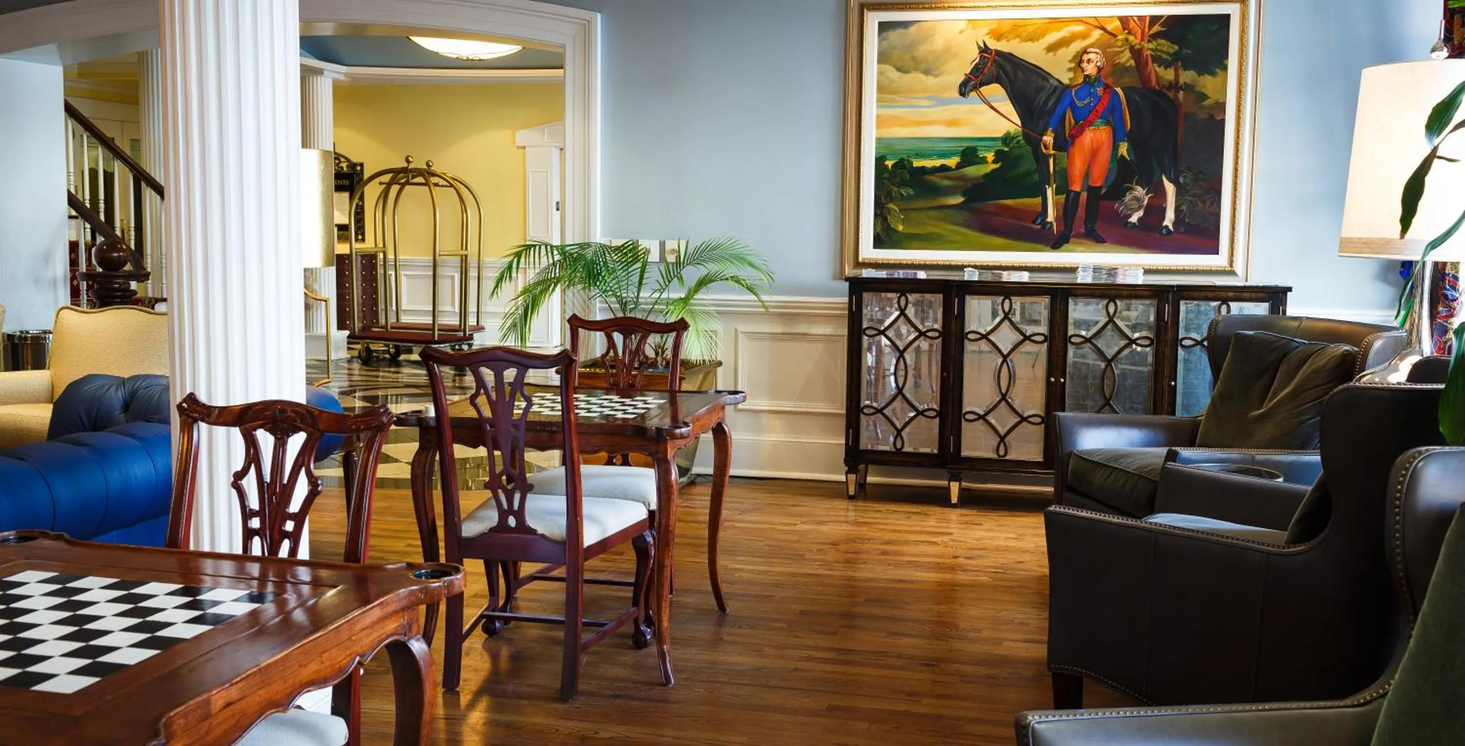 Library in The Marshall House, Historic Inns of Savannah Collection