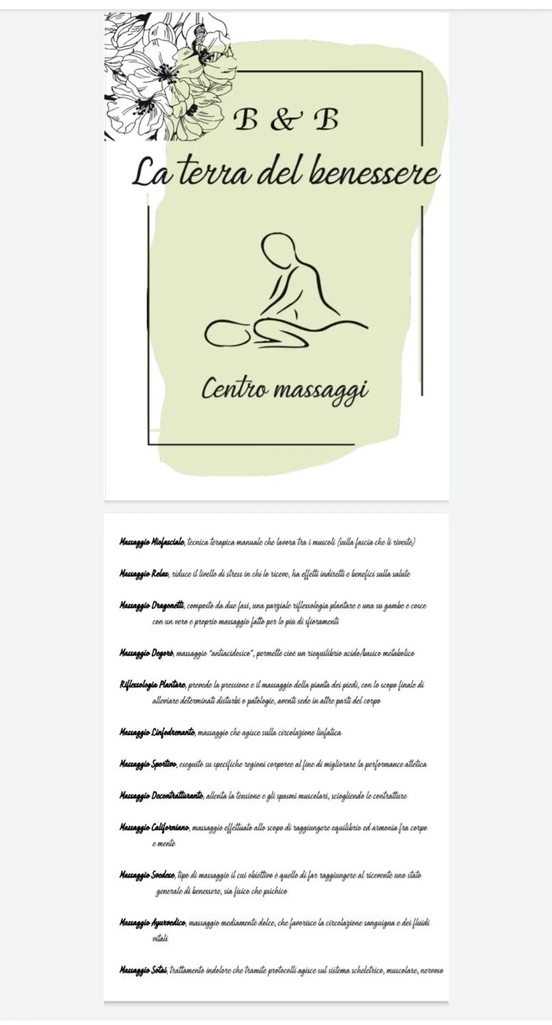 La terra del benessere