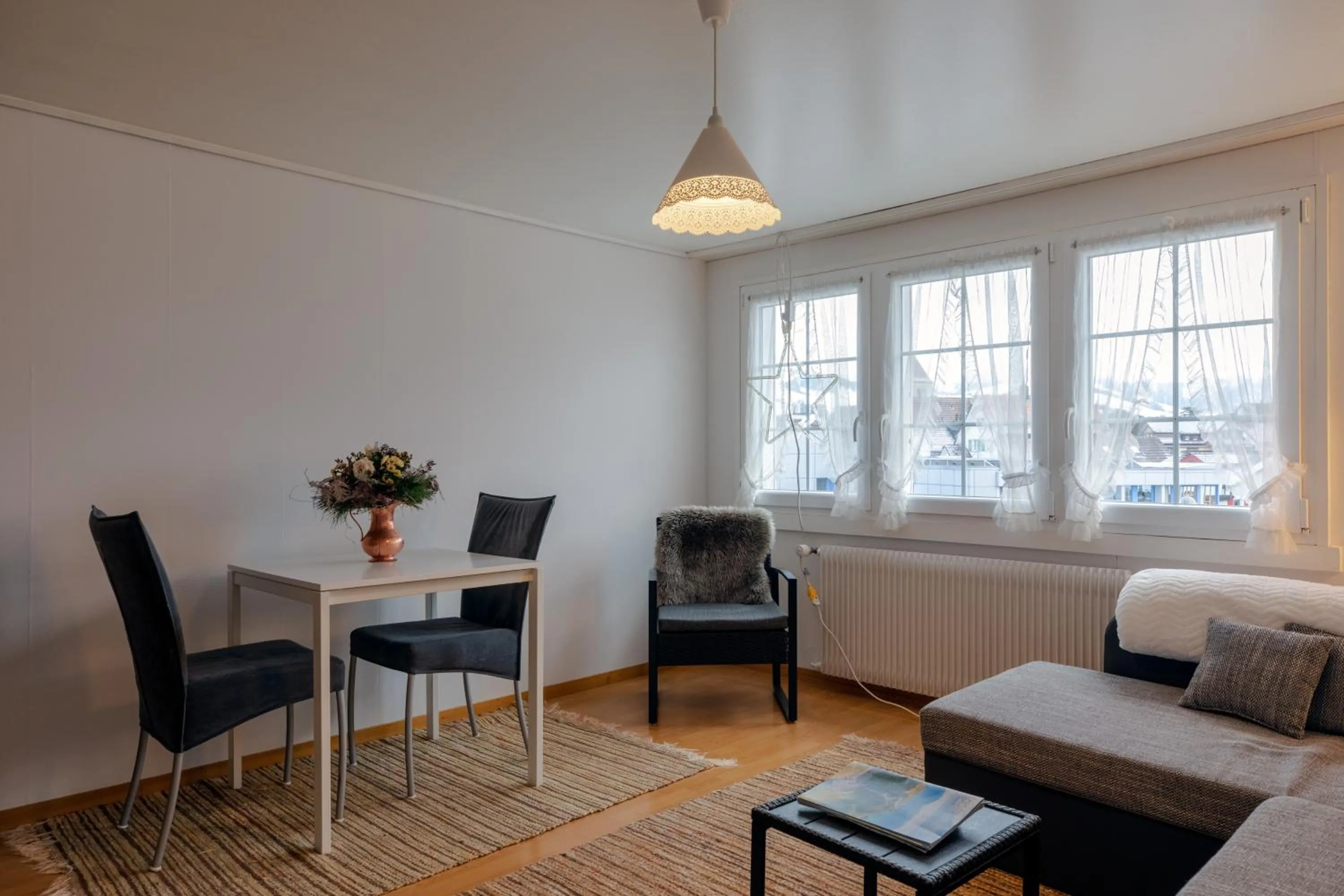 Living room in Blattenheimat - im traditionellen Appenzeller Haus