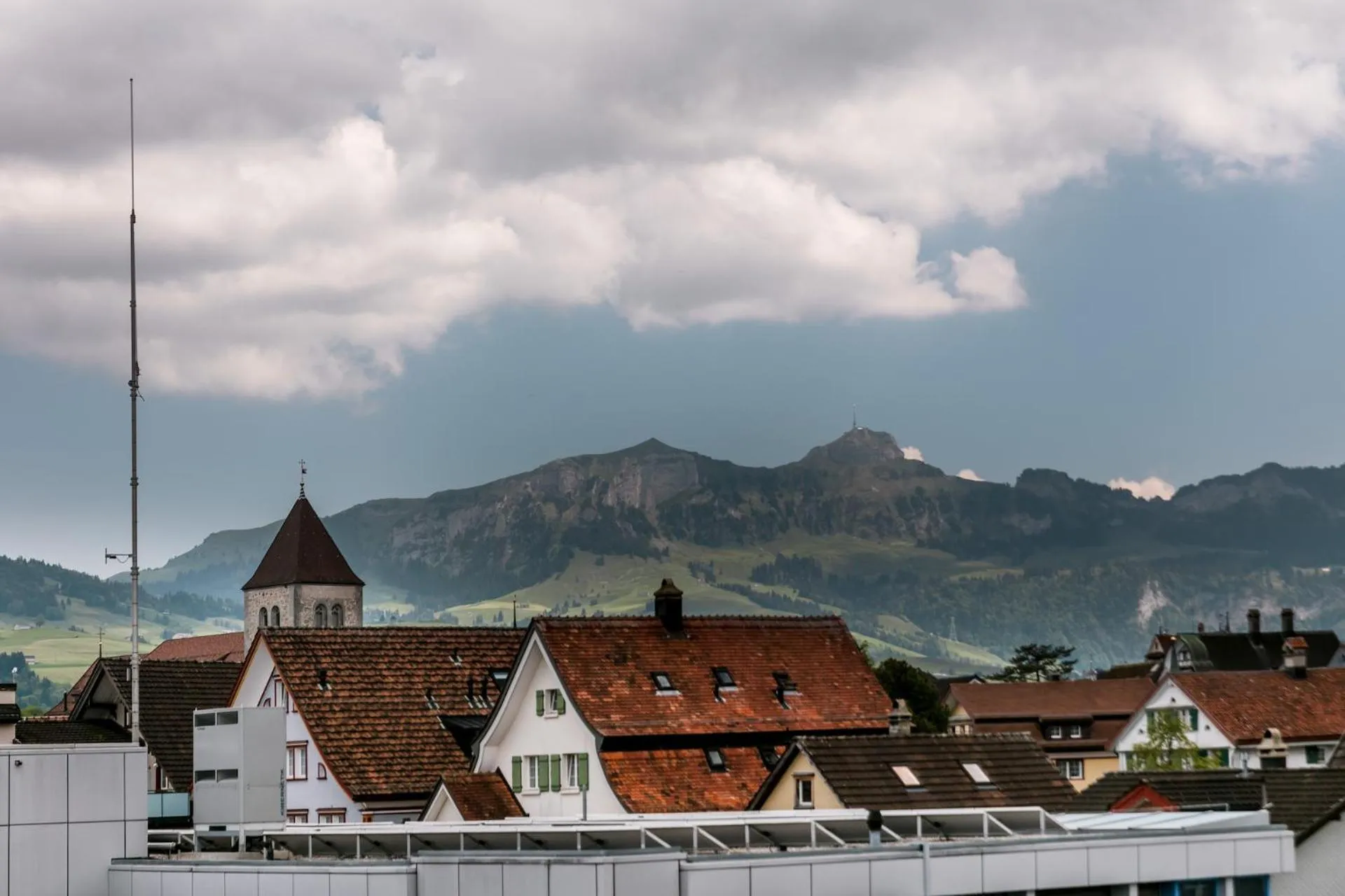 City view in Blattenheimat - im traditionellen Appenzeller Haus
