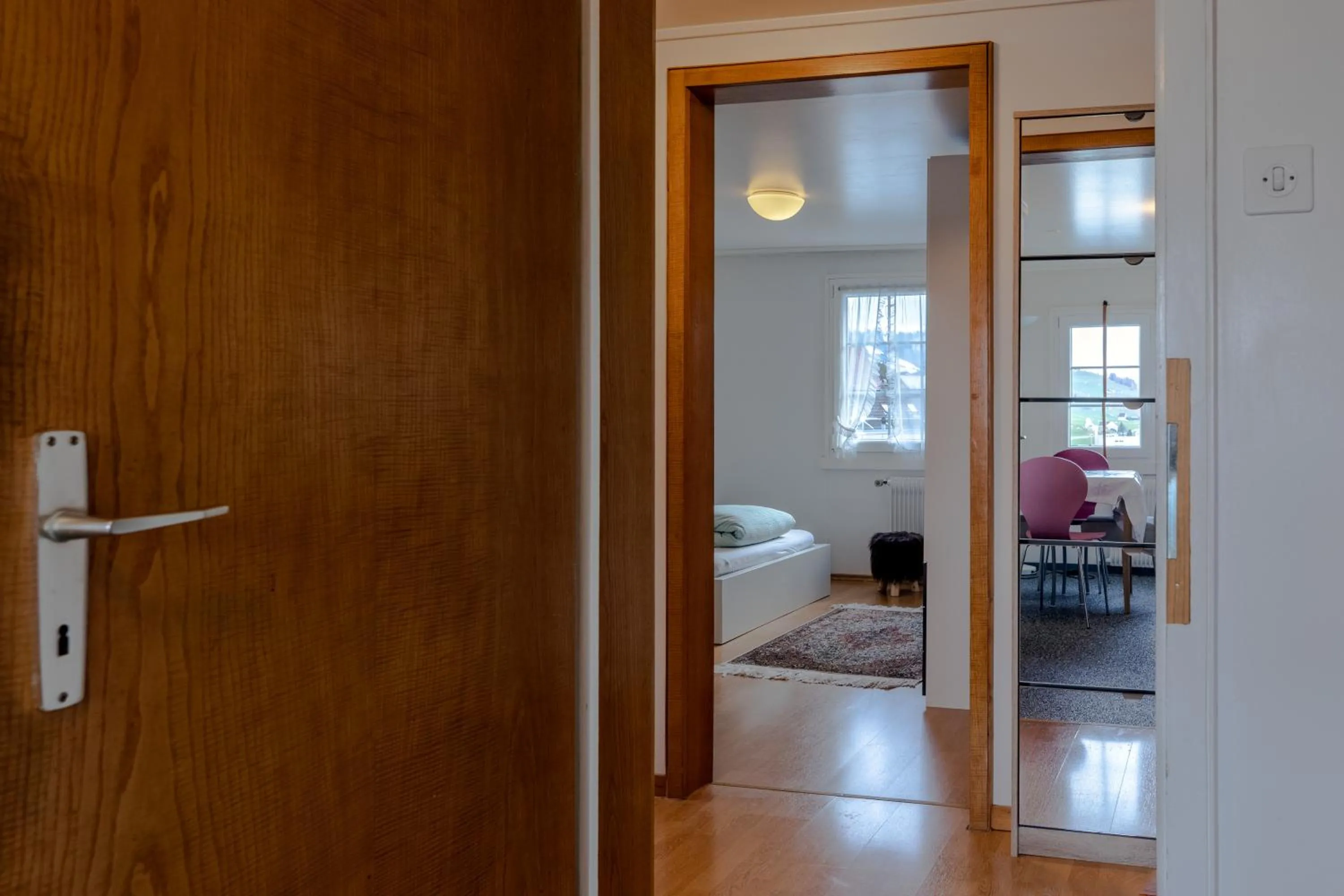 Bedroom, Bed in Blattenheimat - im traditionellen Appenzeller Haus