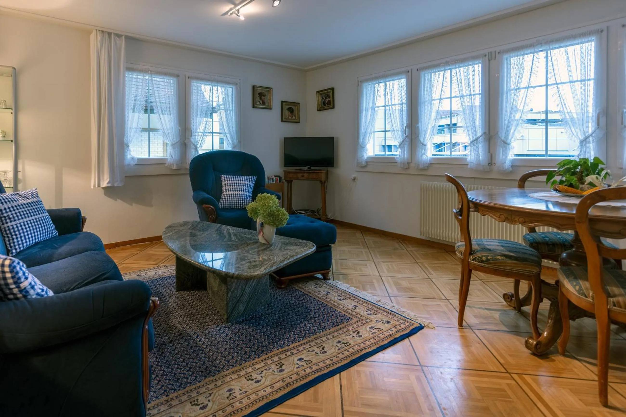 Living room in Blattenheimat - im traditionellen Appenzeller Haus