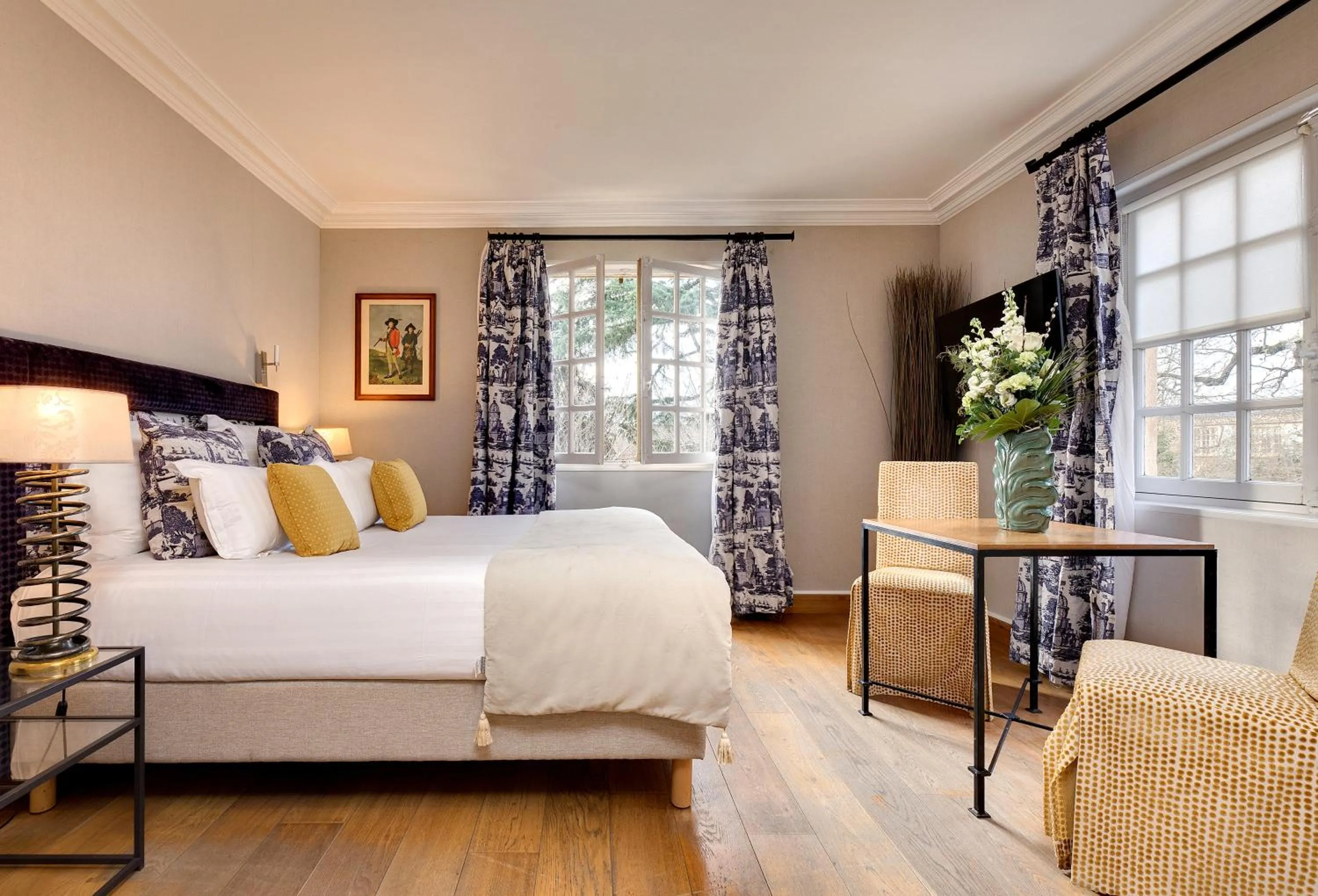 Bedroom, Bed in CAZAUDEHORE Hôtel Restaurant Gastronomique Terrasse et Jardins