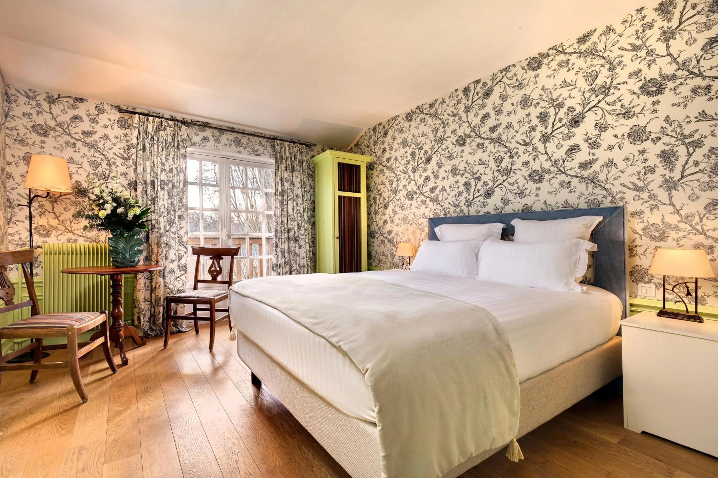 Bedroom, Bed in CAZAUDEHORE Hôtel Restaurant Gastronomique Terrasse et Jardins