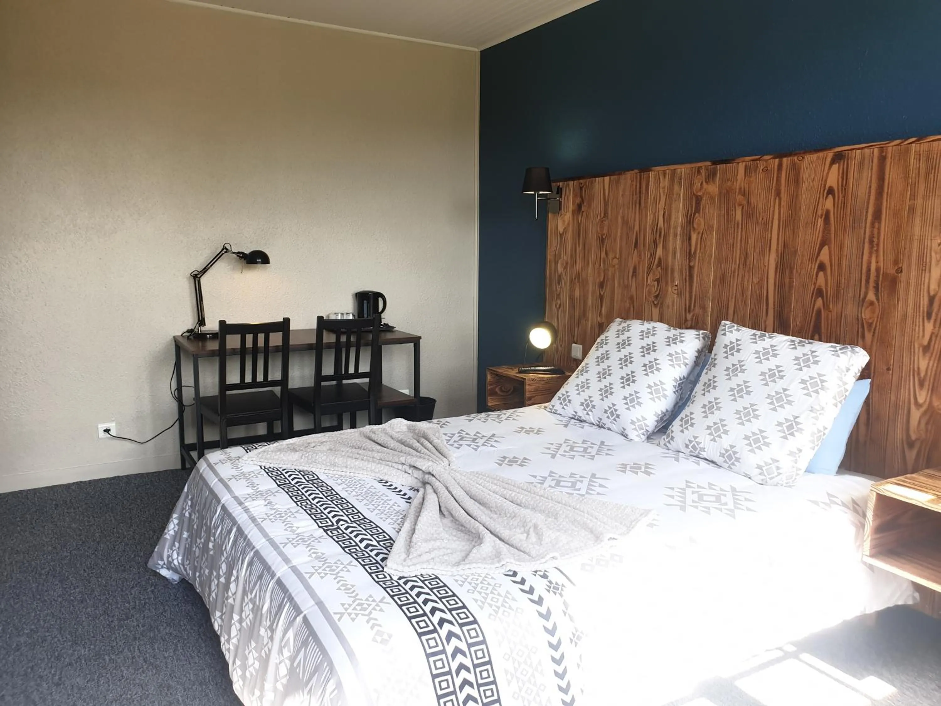 Bed in Auberge du Bois de l'étang - Motel les Tilleuls