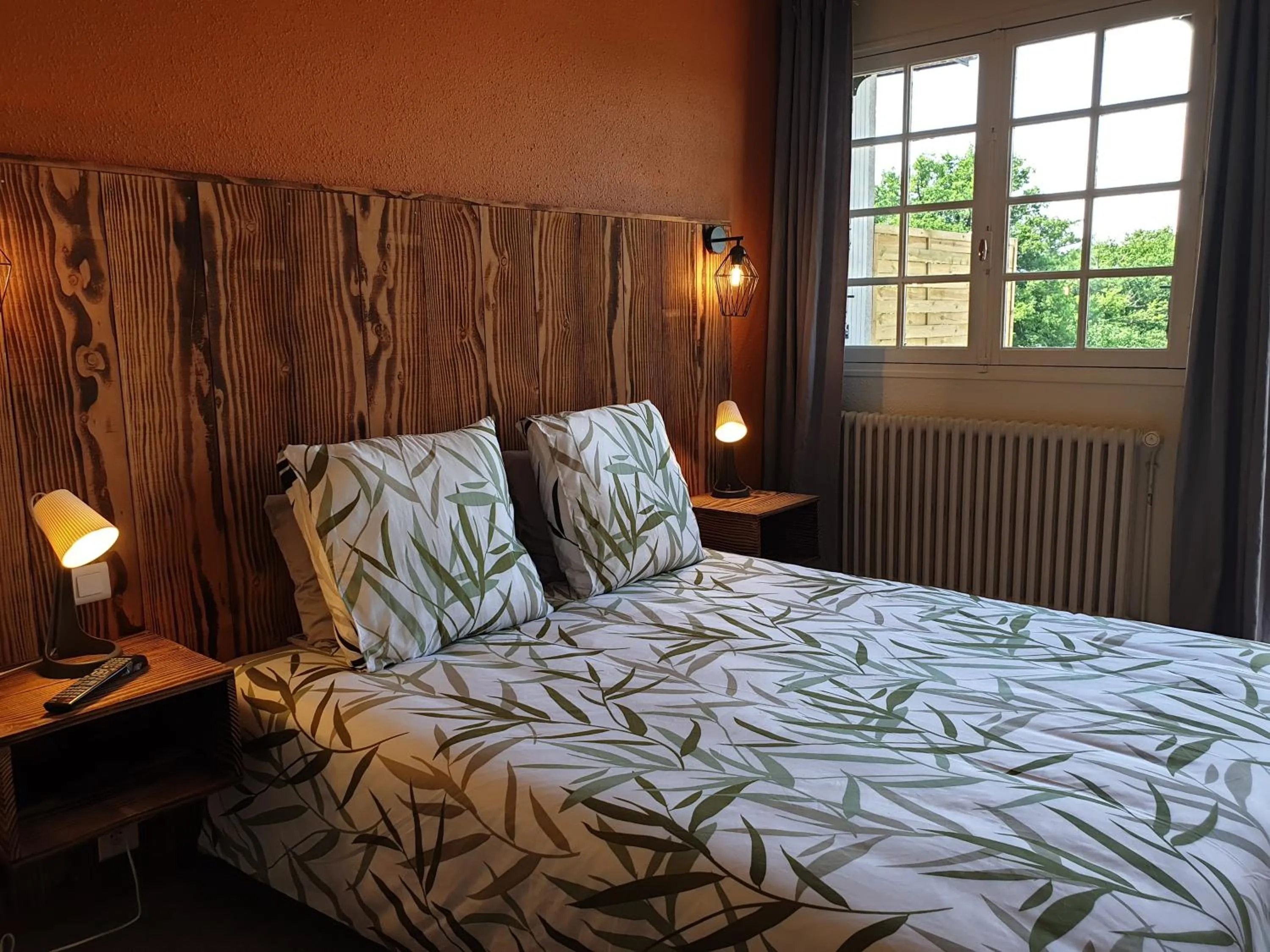 Bed in Auberge du Bois de l'étang - Motel les Tilleuls