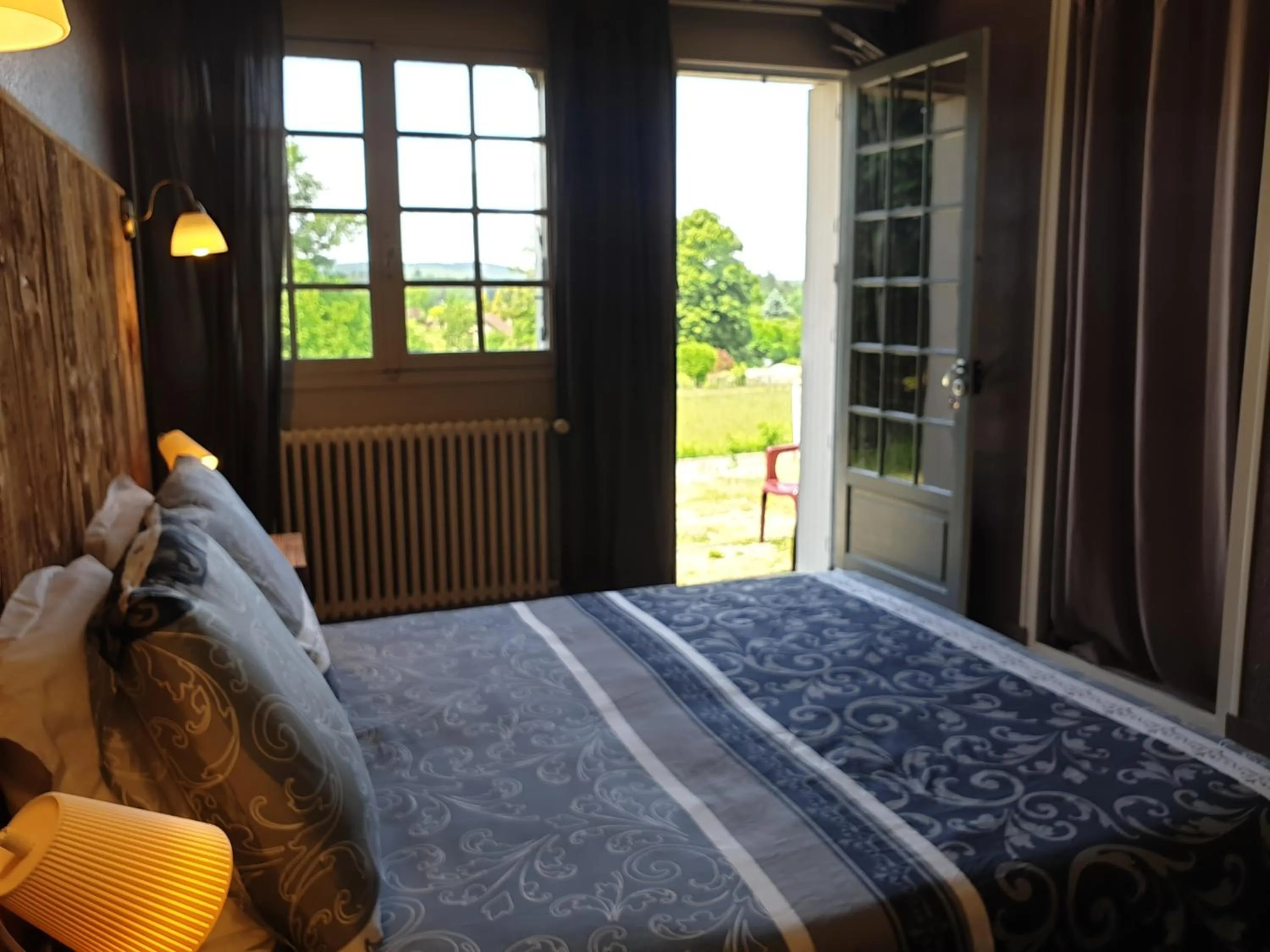 Bed in Auberge du Bois de l'étang - Motel les Tilleuls