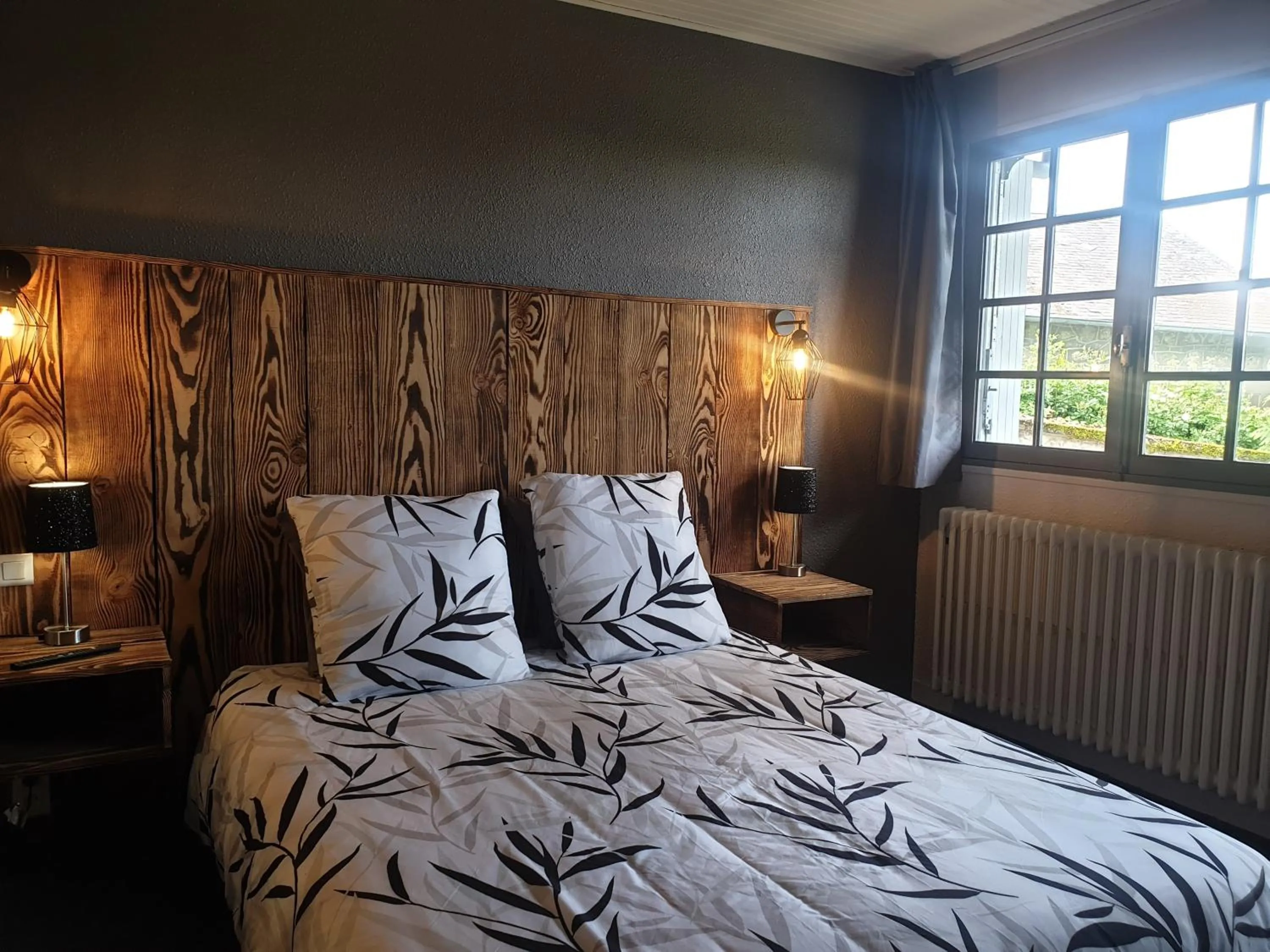 Bed in Auberge du Bois de l'étang - Motel les Tilleuls