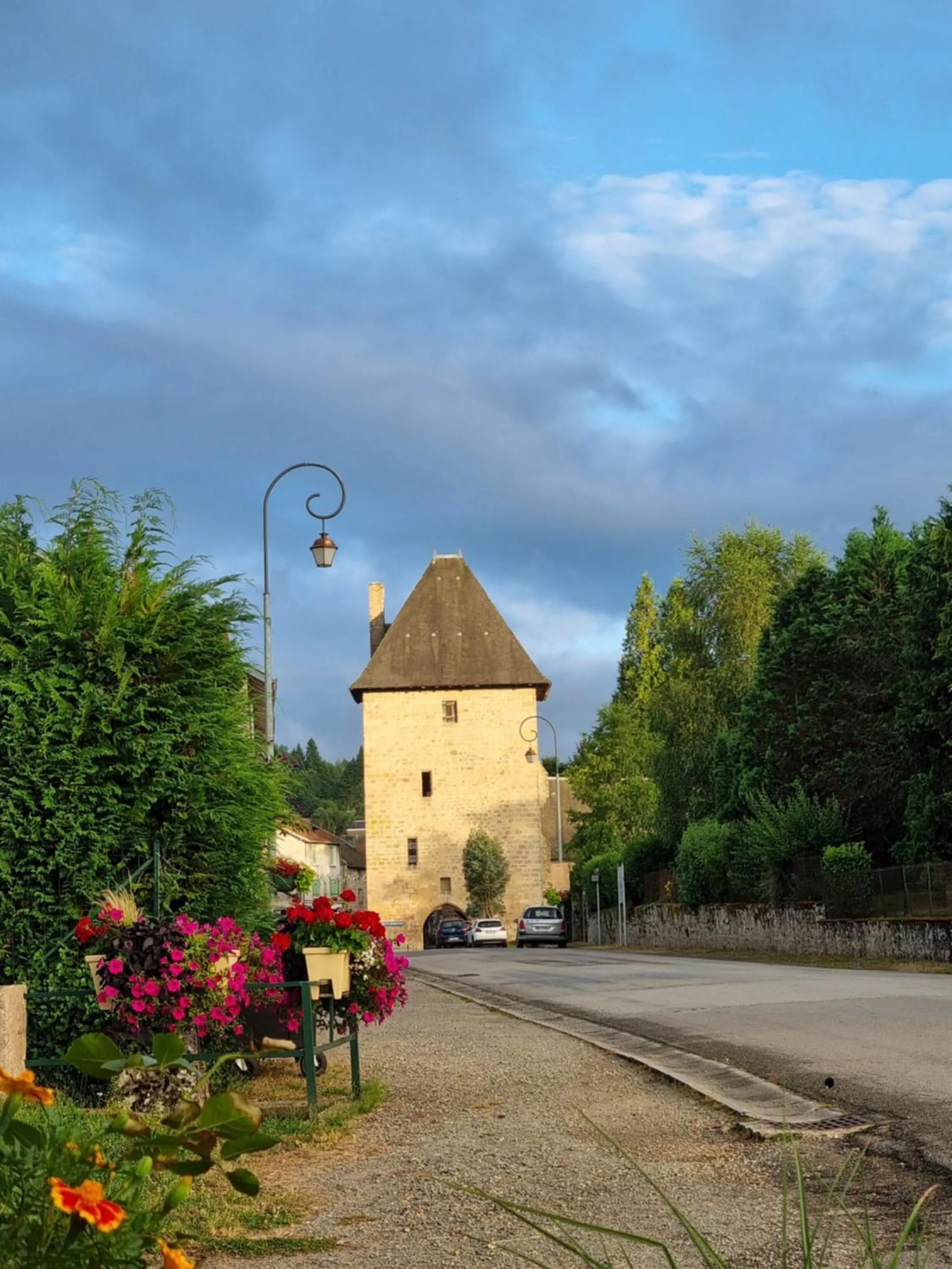 City view in Auberge du Bois de l'étang - Motel les Tilleuls