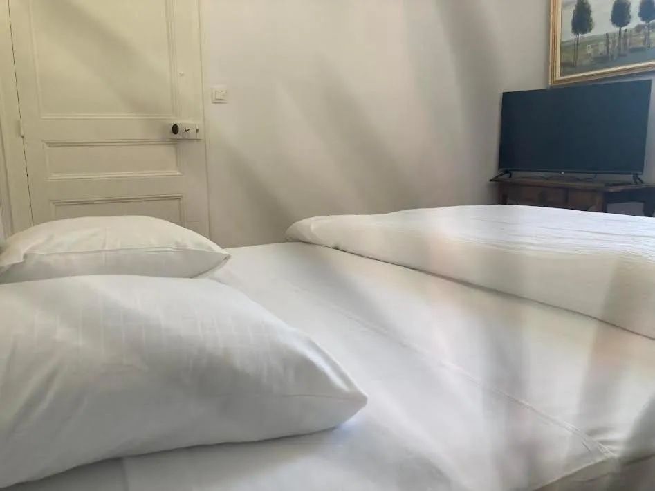 Bed in Suite Royale- SPA - Jacuzzi - Sauna - Massage - 2 Double Rooms - 4 SAISONS - Piscine Chauffée Toute l'année - POOL VIEW - Heated POOL -800m City Centre