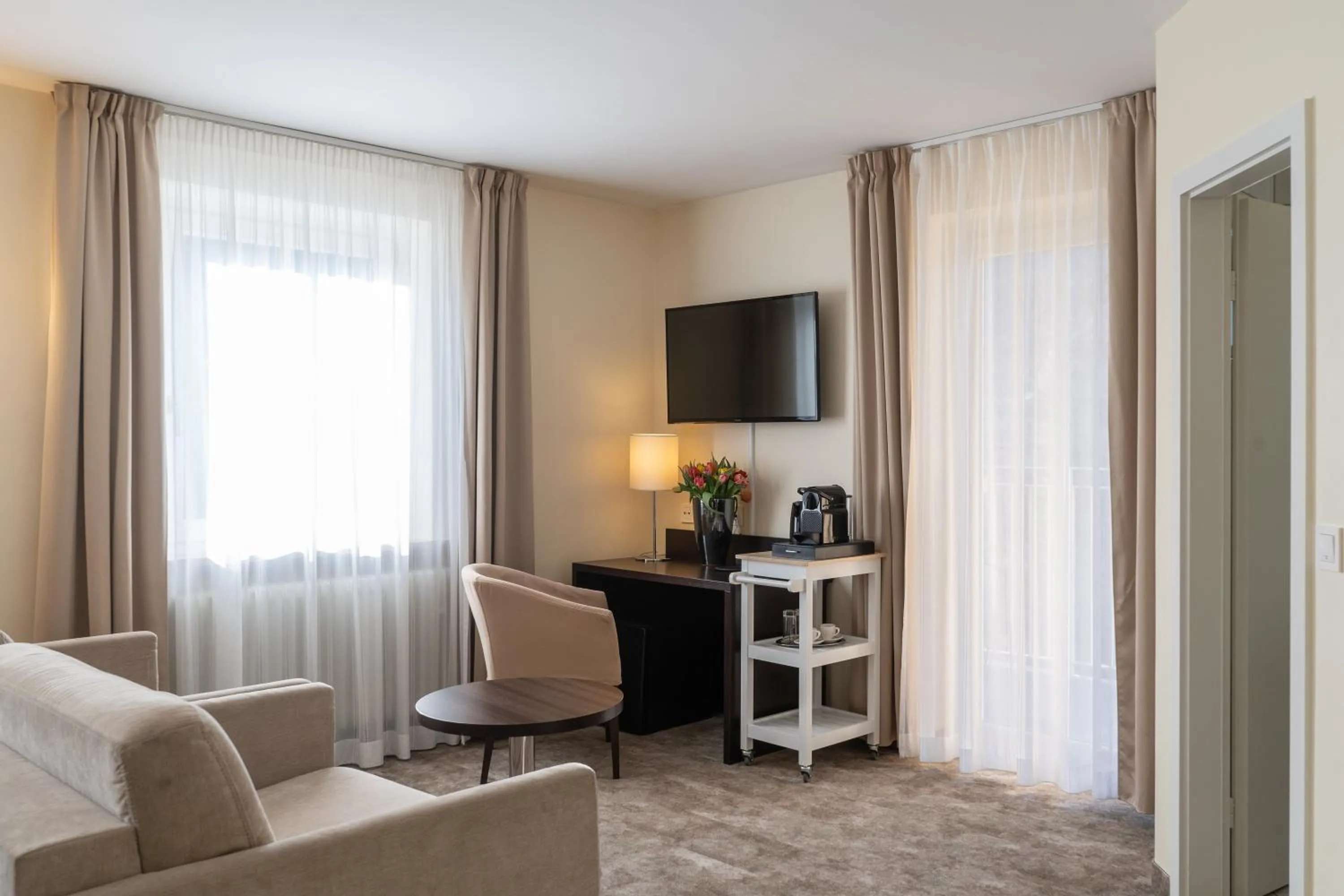 Seating area in Galerie Hotel