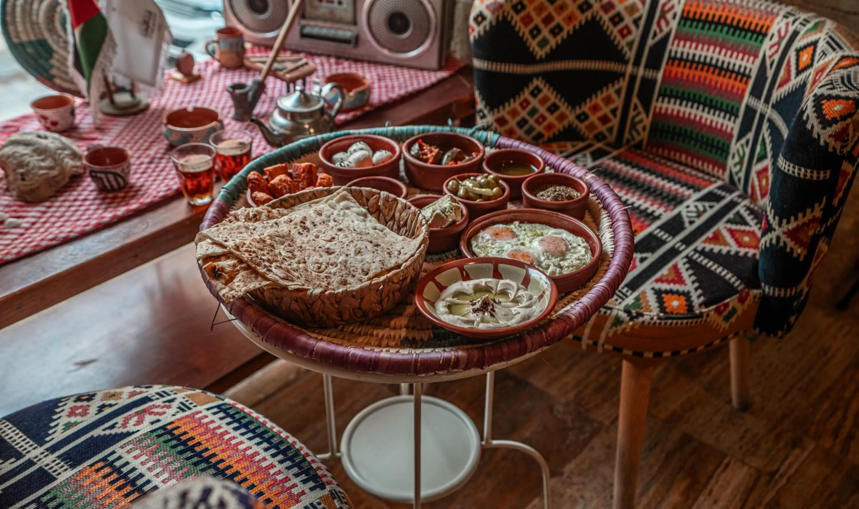 Food and drinks in Jordan Heritage Madhafa