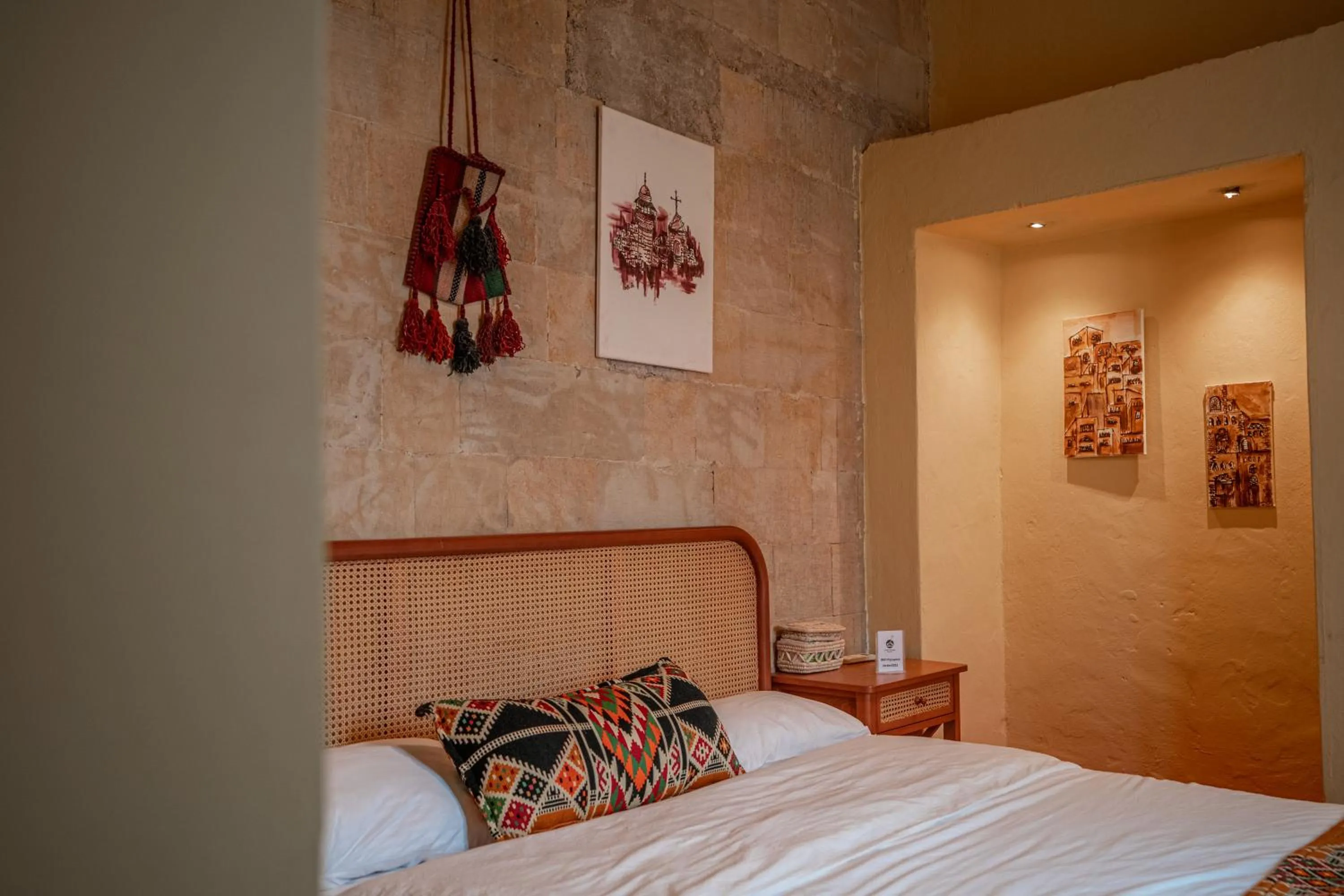 Bedroom, Bed in Jordan Heritage Madhafa