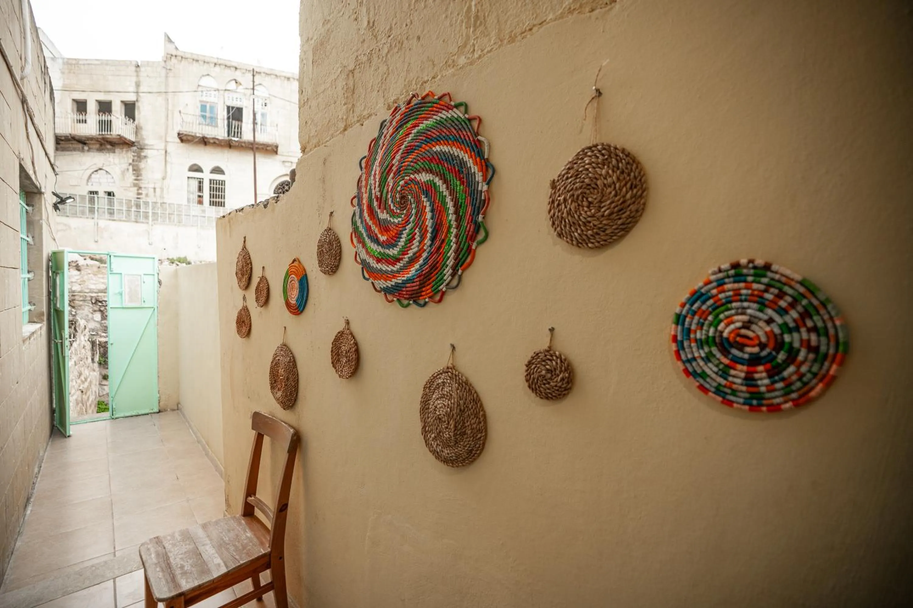 Facade/entrance in Jordan Heritage Madhafa