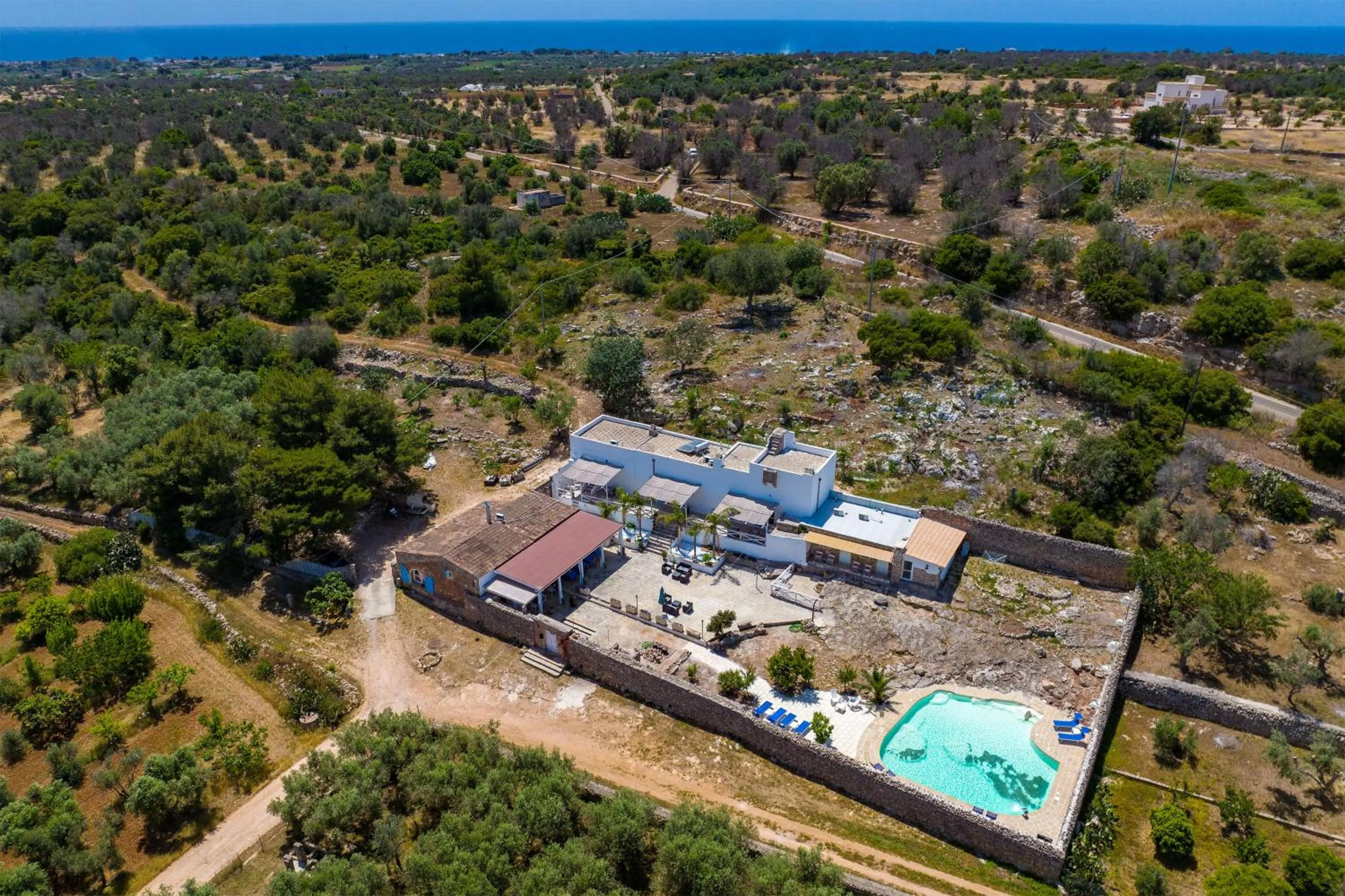 Bird's eye view in Masseria del Ninfeo